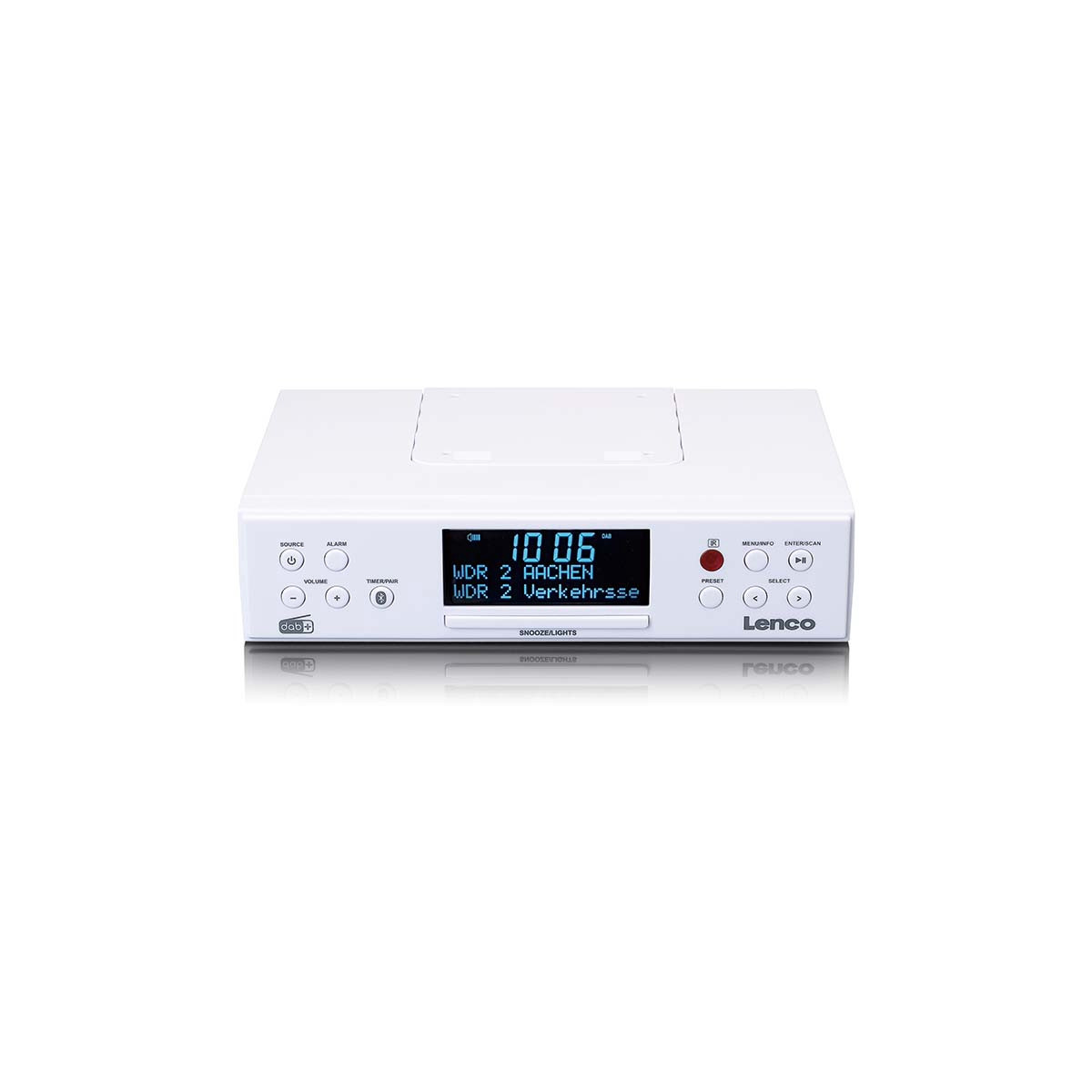Radio da cucina DAB+ FM con Bluetooth, display LED, timer