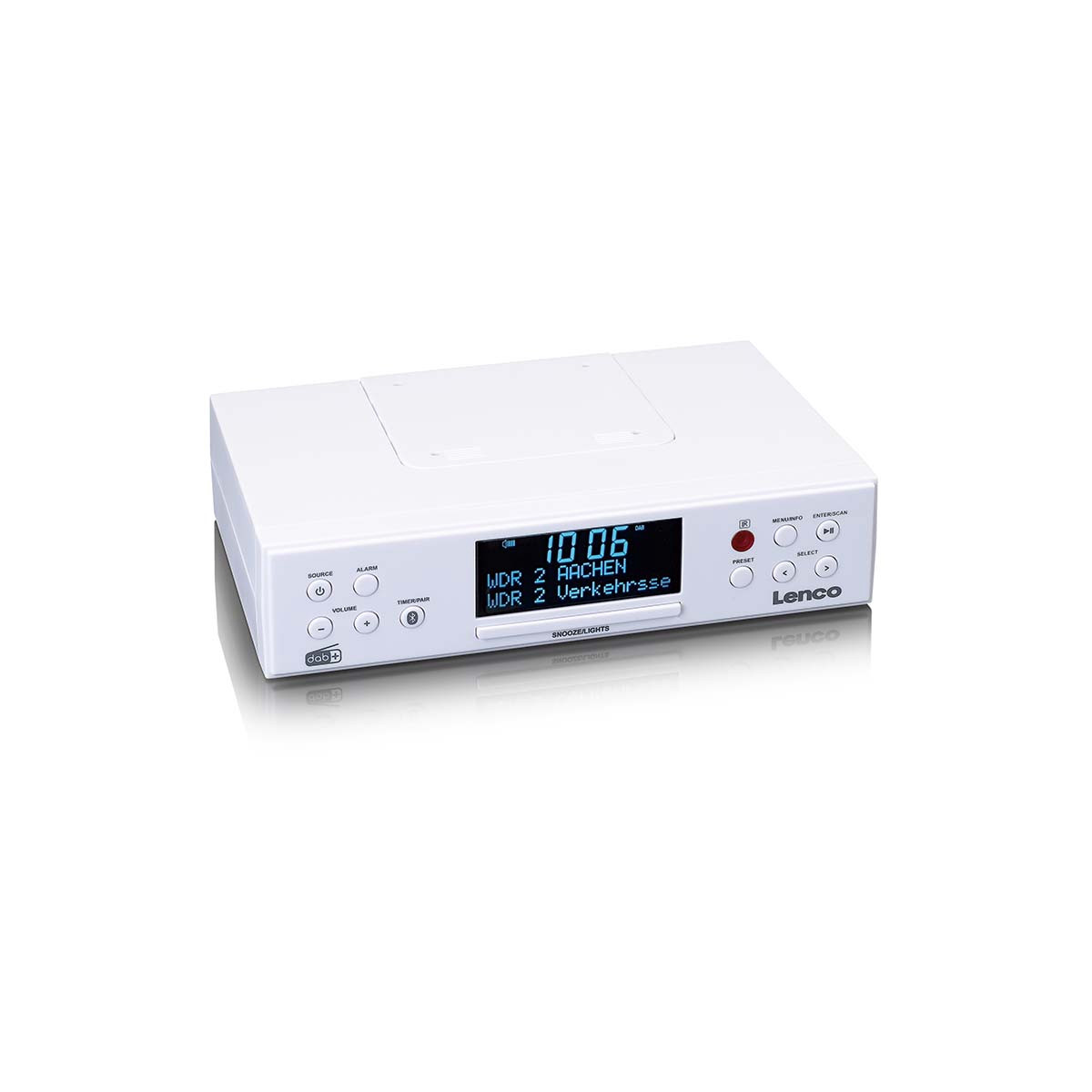 Radio da cucina DAB+ FM con Bluetooth, display LED, timer
