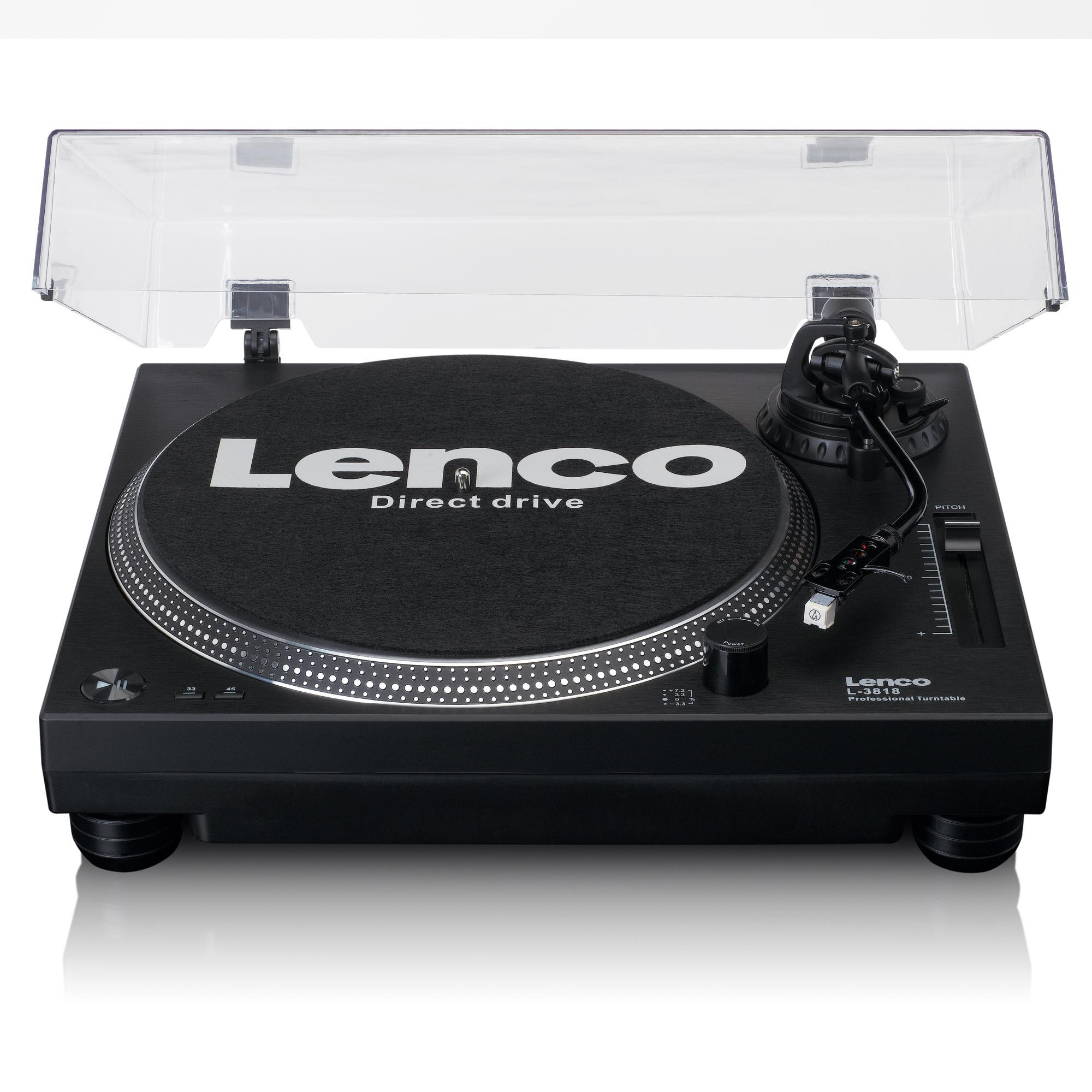 Direct Drive Turntable with USB Encoding, Black