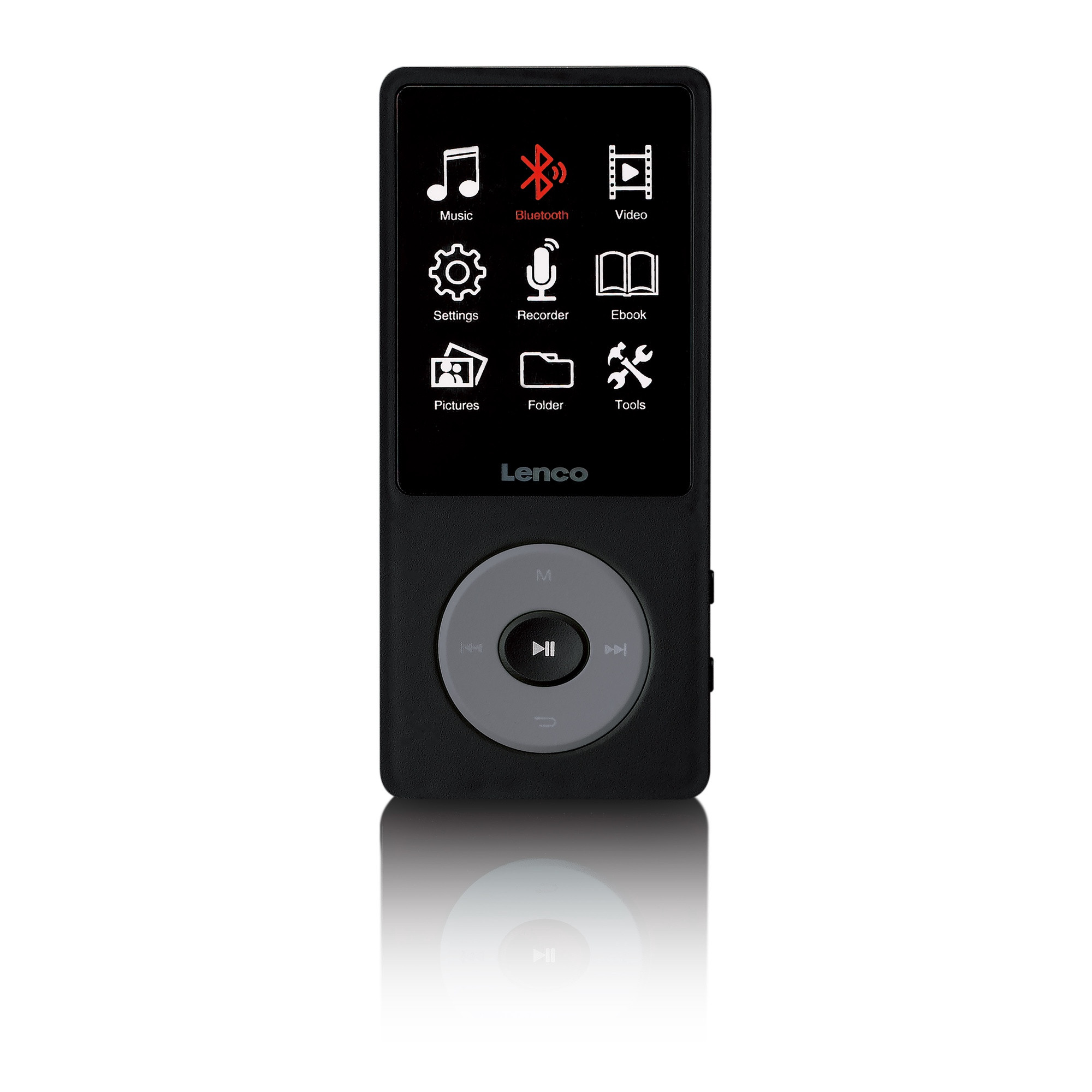 MP3/MP4 Player with Bluetooth, 8GB Memory, Black