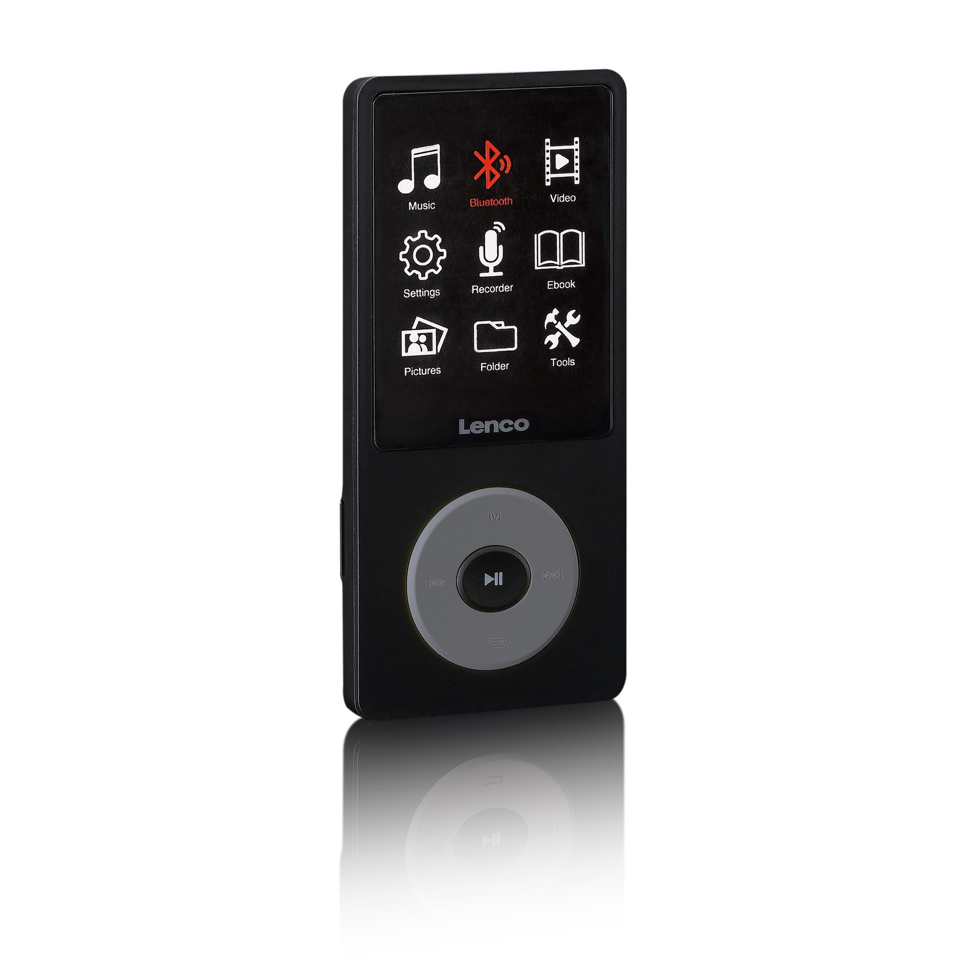MP3/MP4 Player with Bluetooth, 8GB Memory, Black