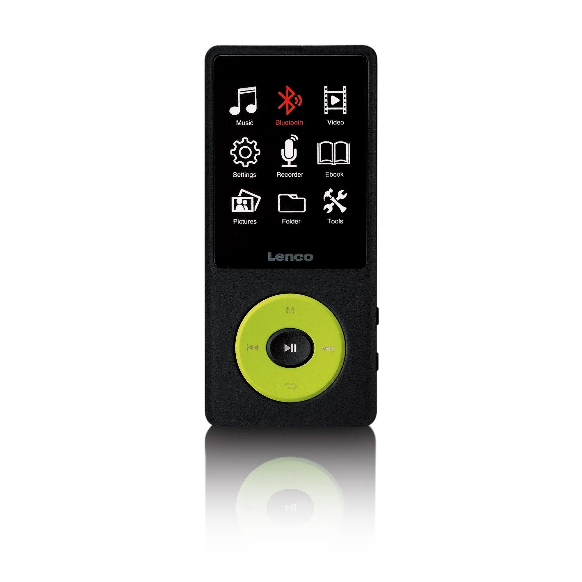 MP3/MP4 Player with Bluetooth, 8GB Memory, Green