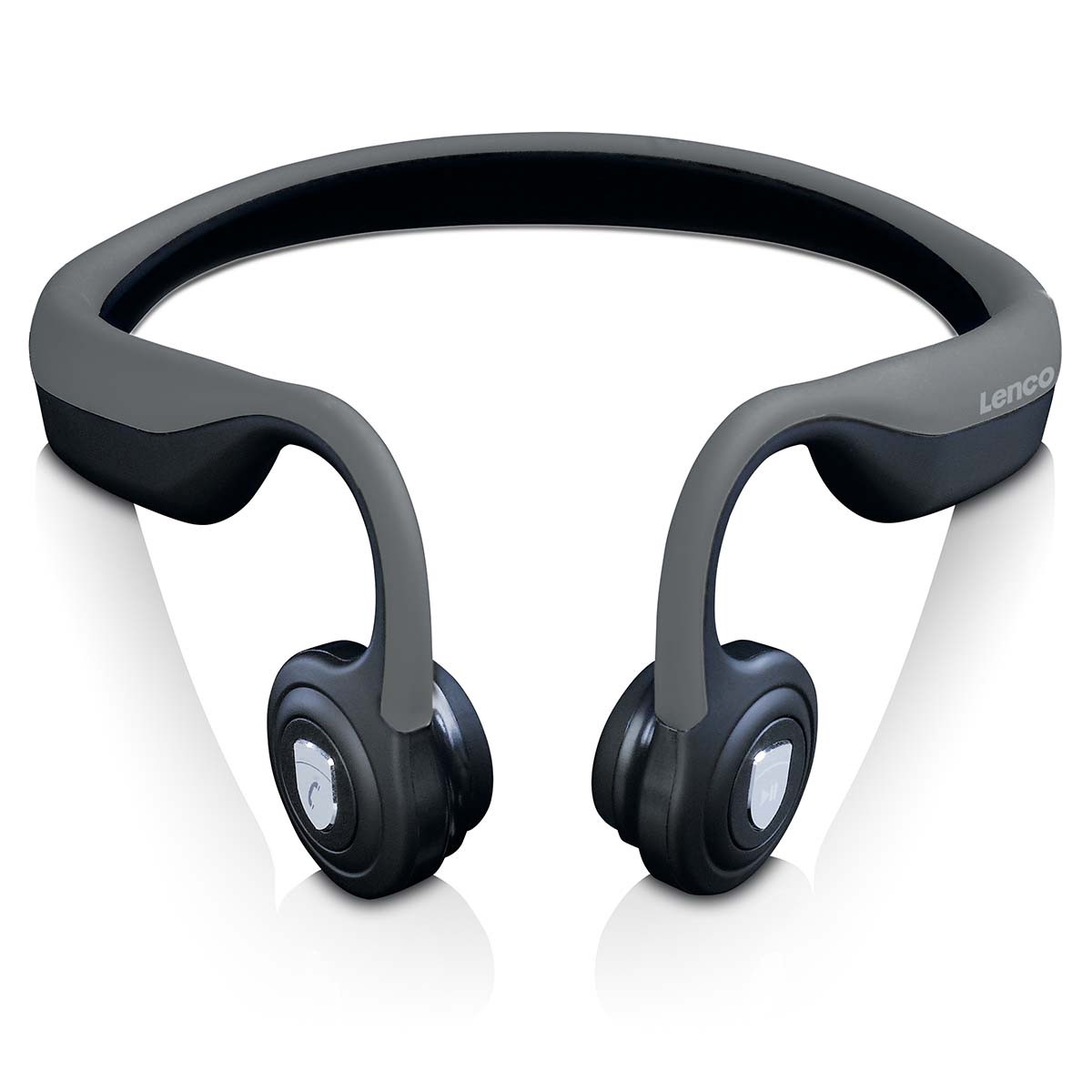 Écouteurs Bluetooth à conduction osseuse, étanches, noirs