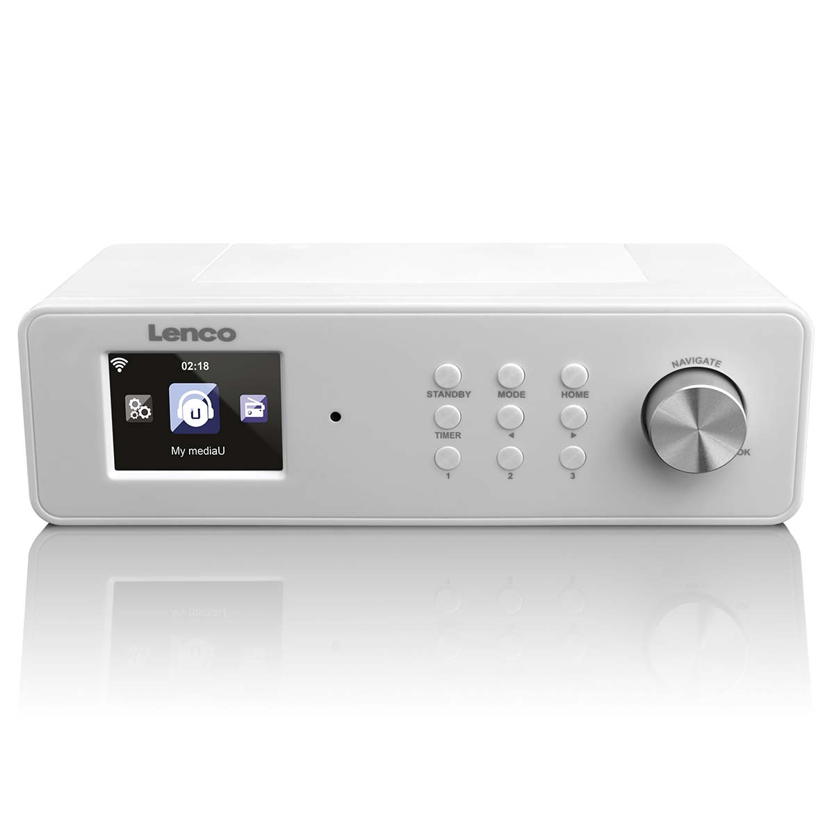 Internet-Küchenradio mit FM, Timer, Weiß