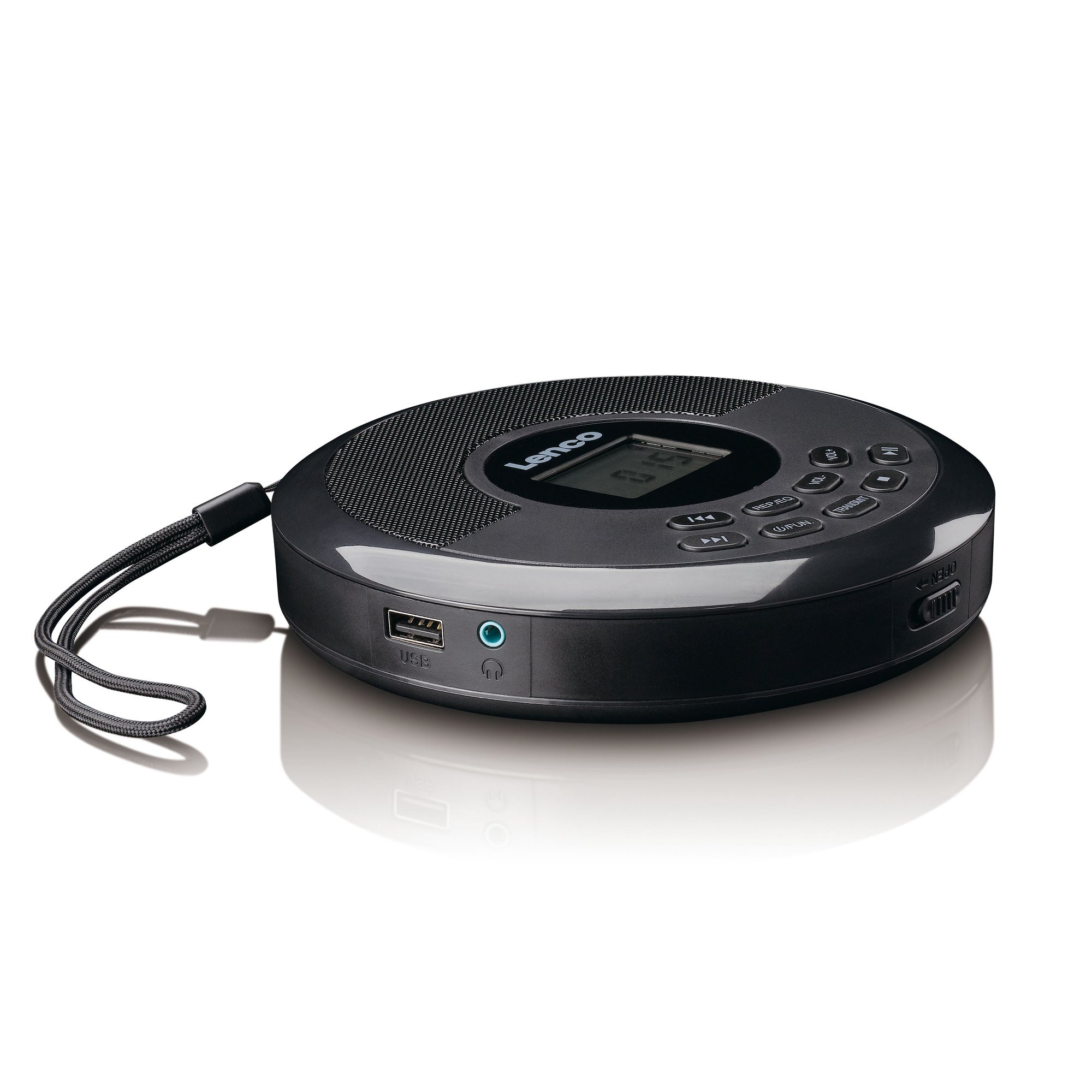 Bluetooth Discman met ingebouwde luidsprekers en USB-weergave