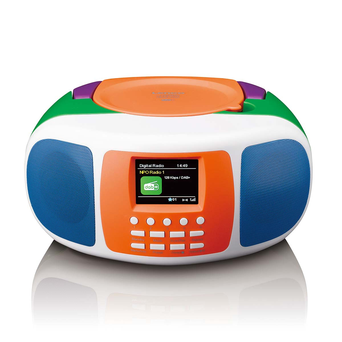 Radio portatile DAB+/FM con Bluetooth e lettore CD