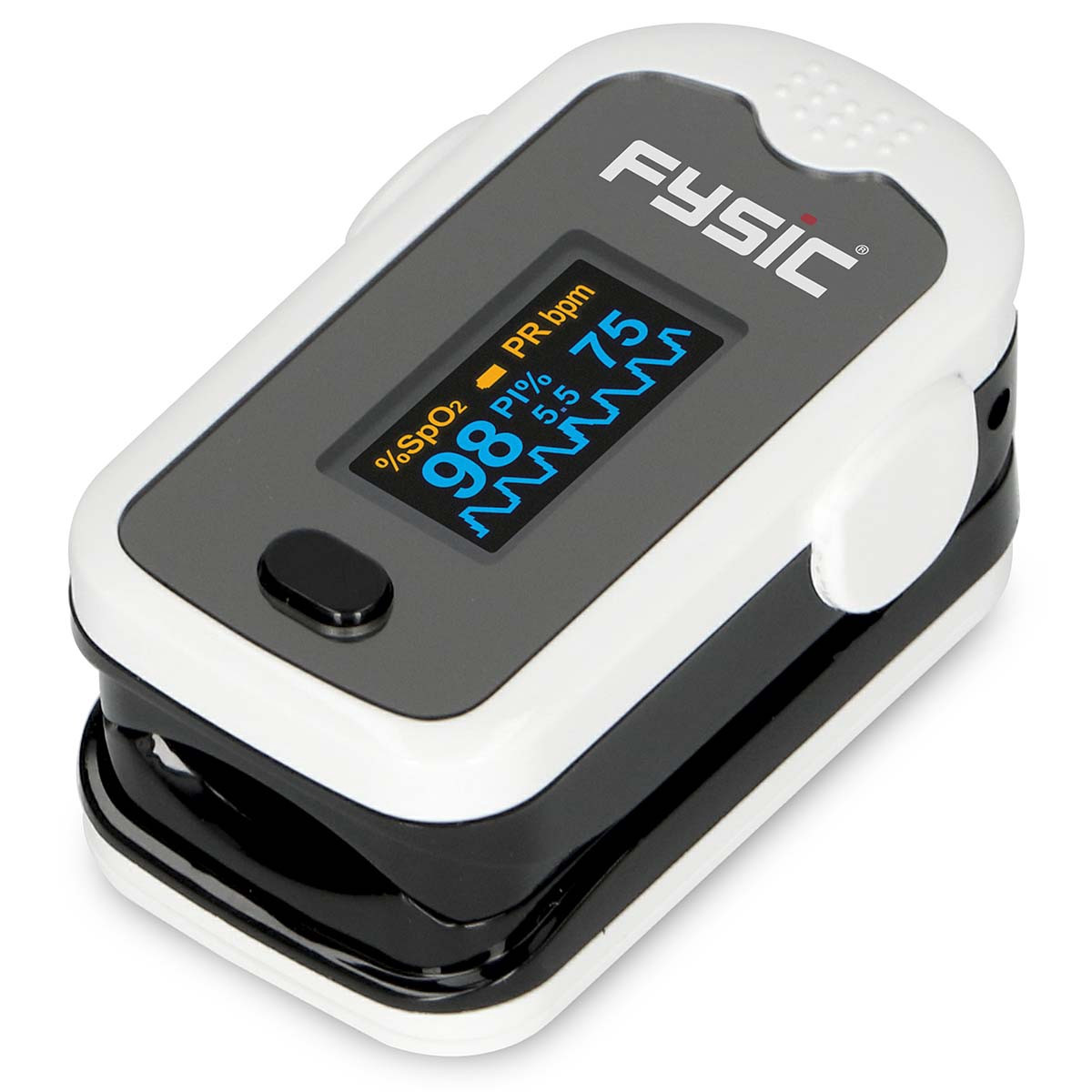 Pulsossimetro con display OLED, letture rapide e precise
