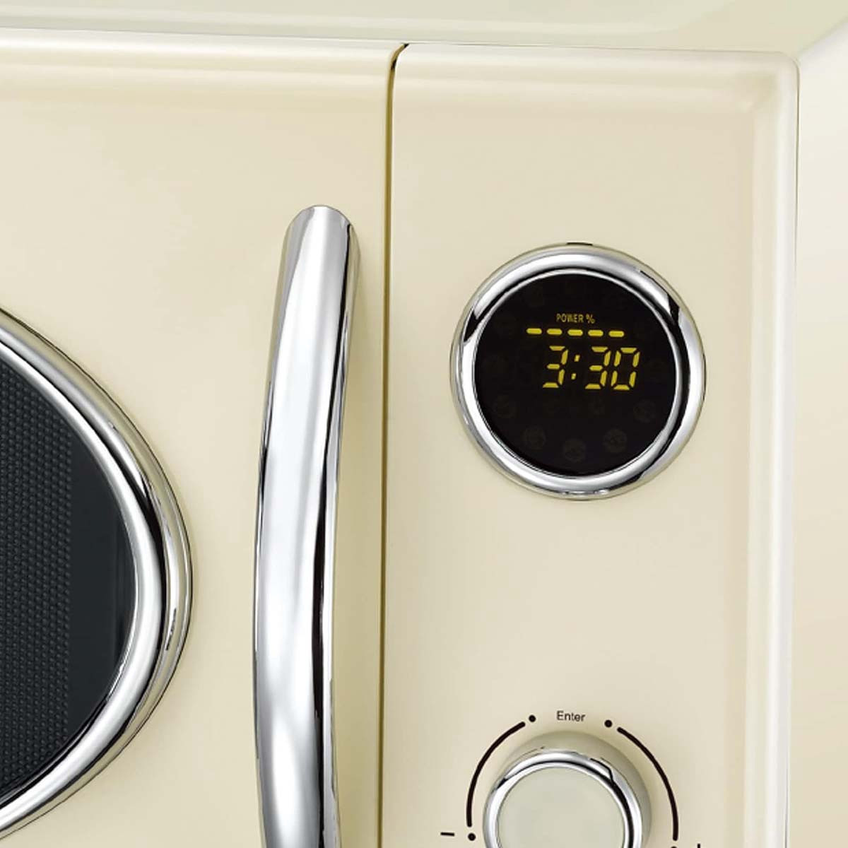 Horno microondas con grill, 800 W, 23 L, 12 programas