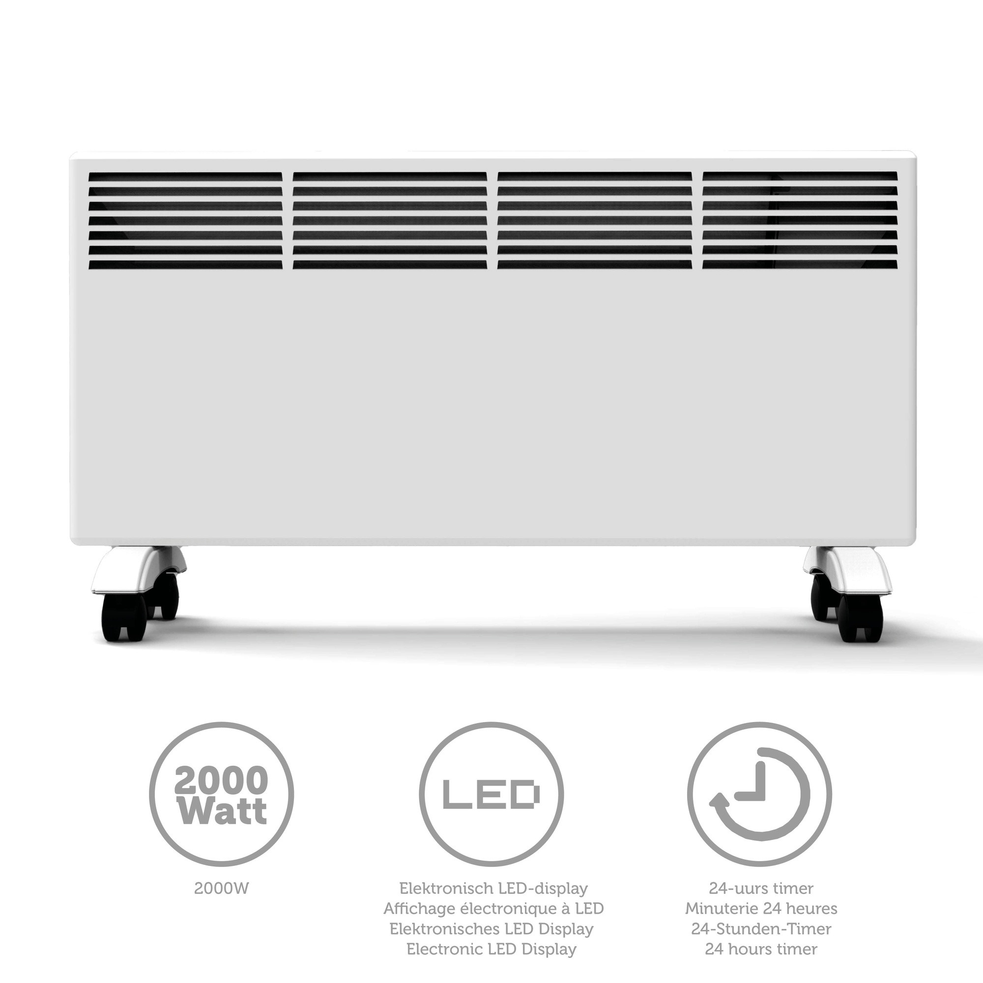 Calefactor de panel digital de 2000 W