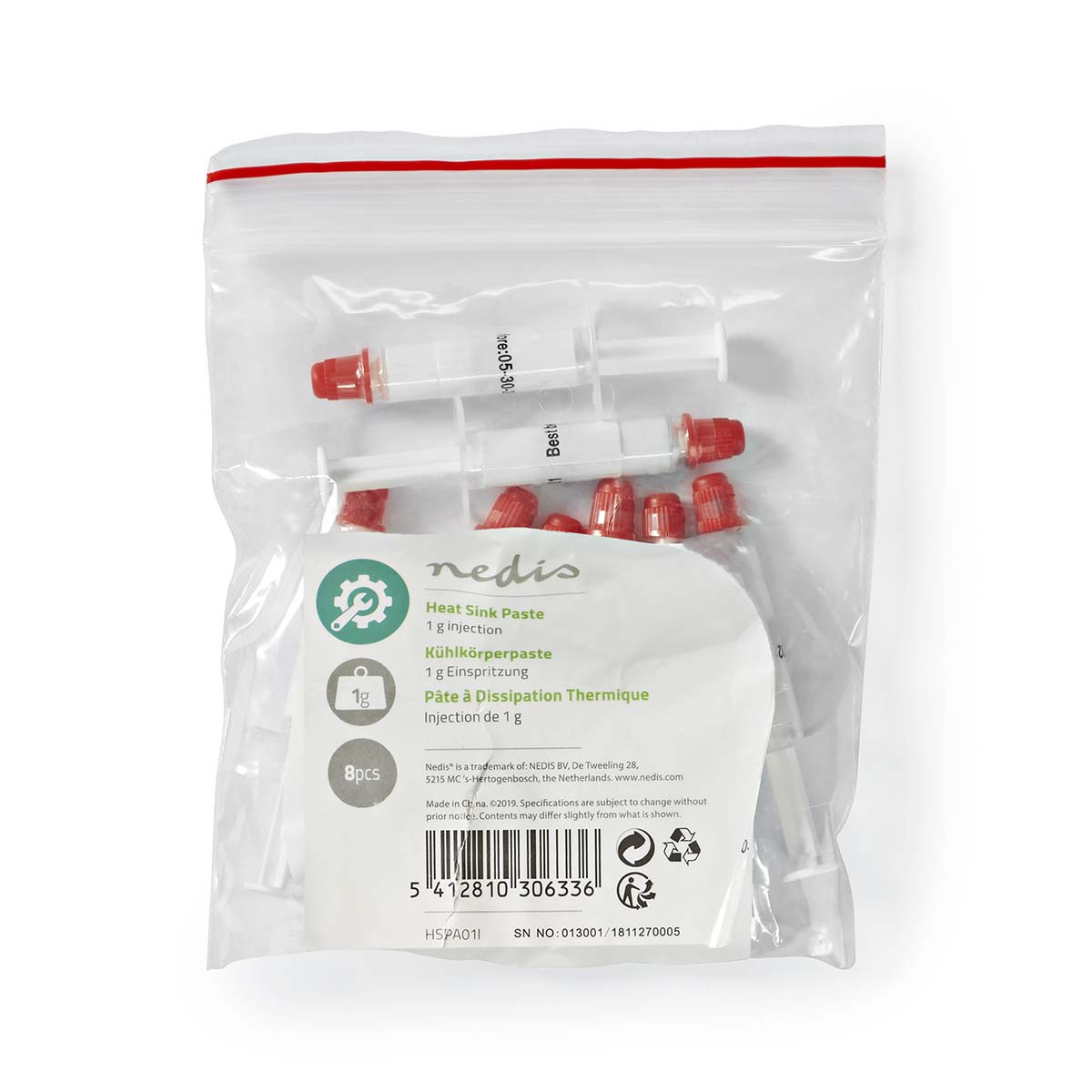 Wärmeleitpaste | Spritze | 8 Stück