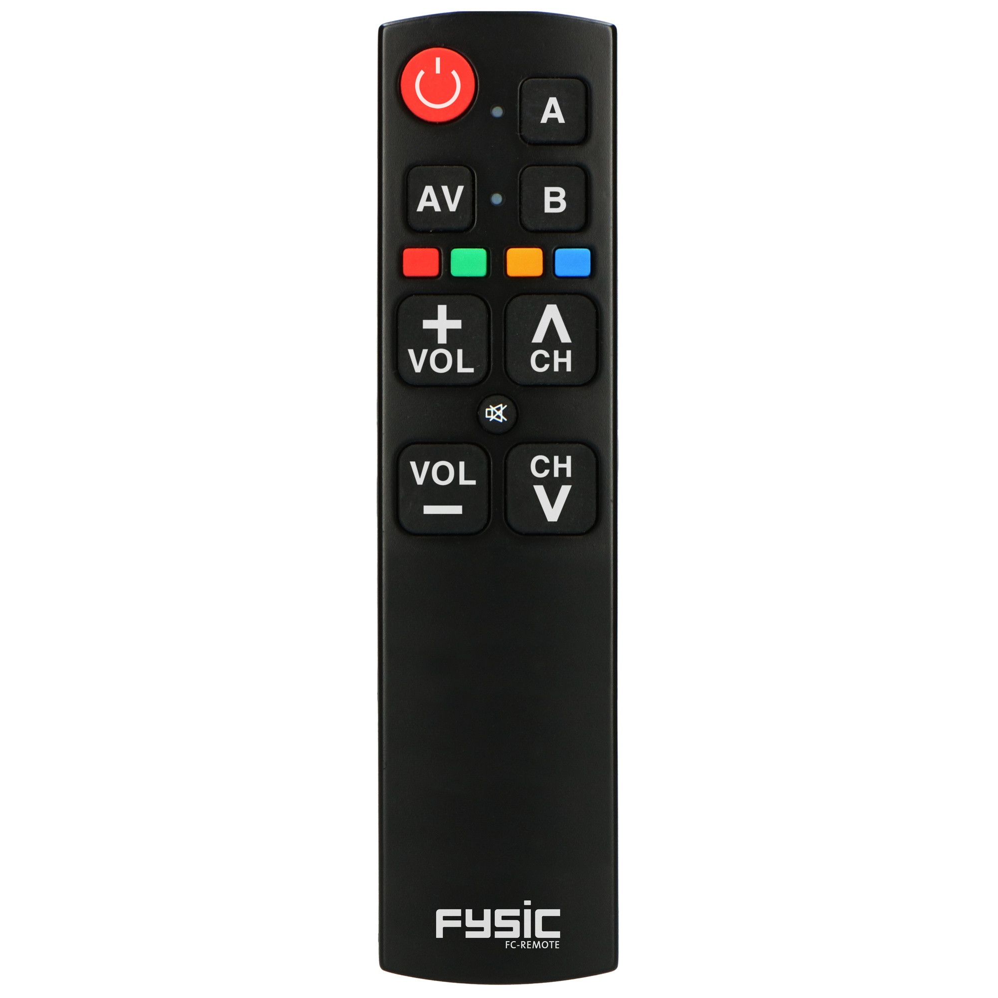 Universal Remote Control with Large Buttons, Operates 2 Devices