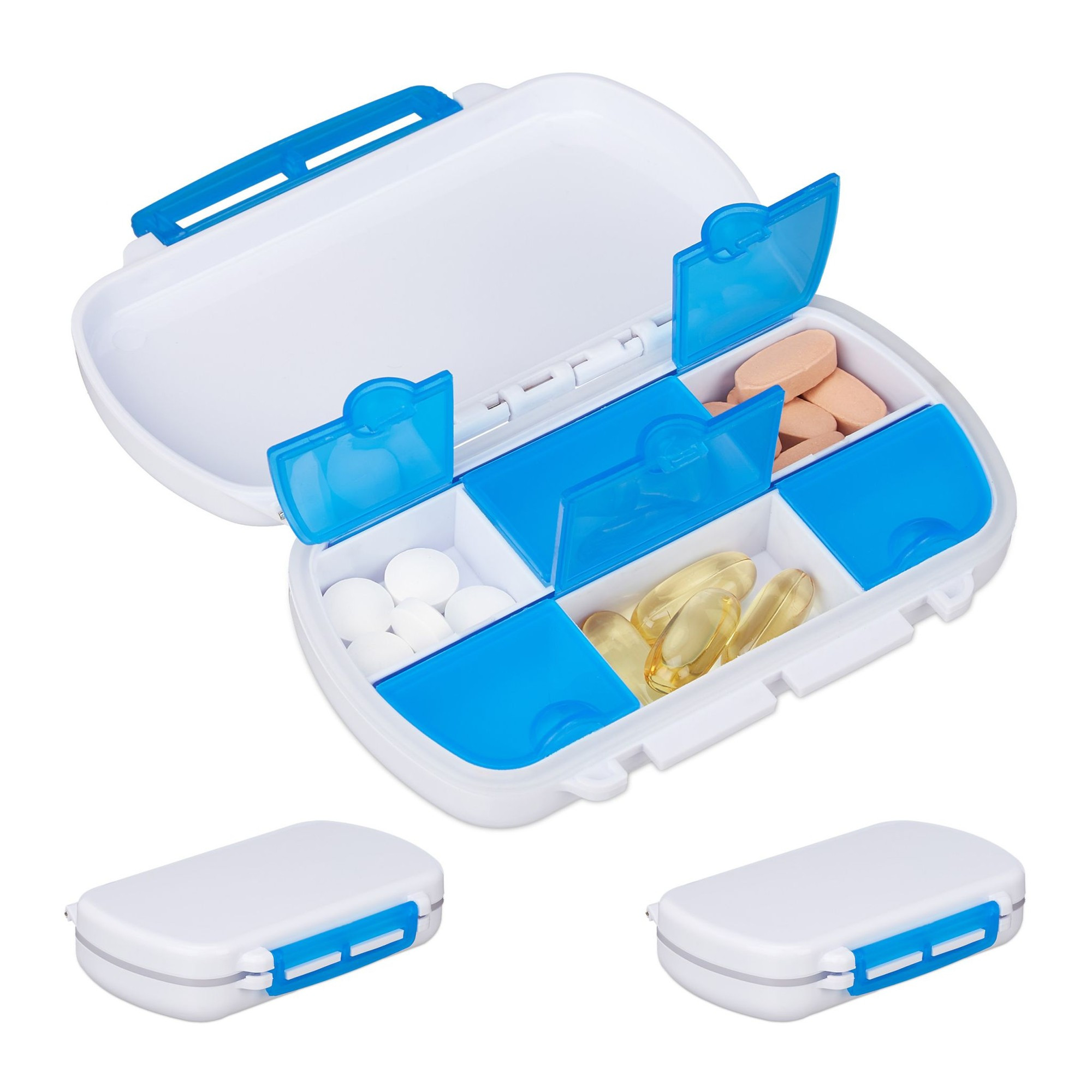 Set van 3 pillendoosjes