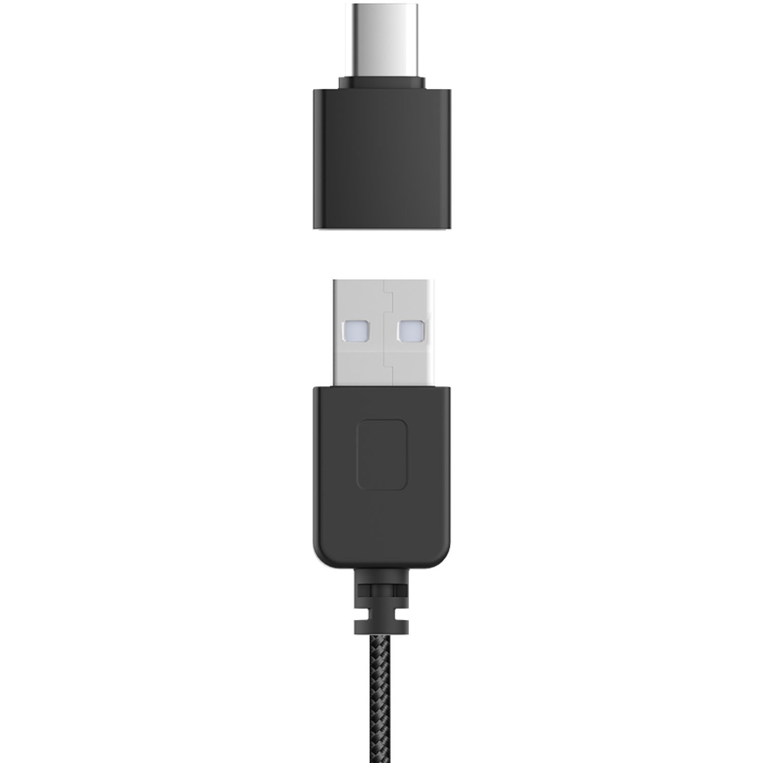 USB-headset met ENC, verstelbare microfoon, USB-C/USB-A