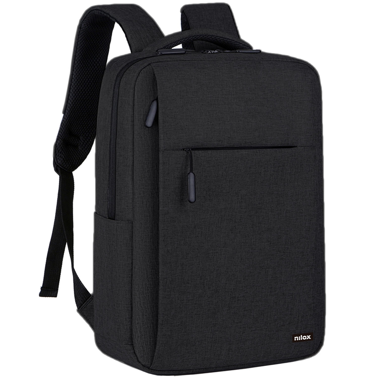 Batoh na notebook 15,6", čierny, vodeodolný, polyester