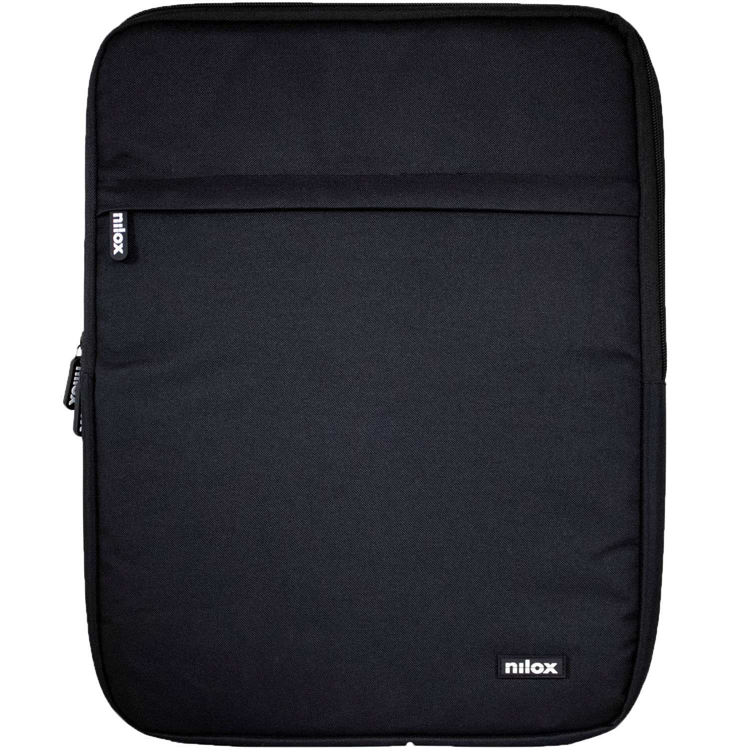 Capa para laptop de 13,3" preta, acolchoada e resistente a impactos.