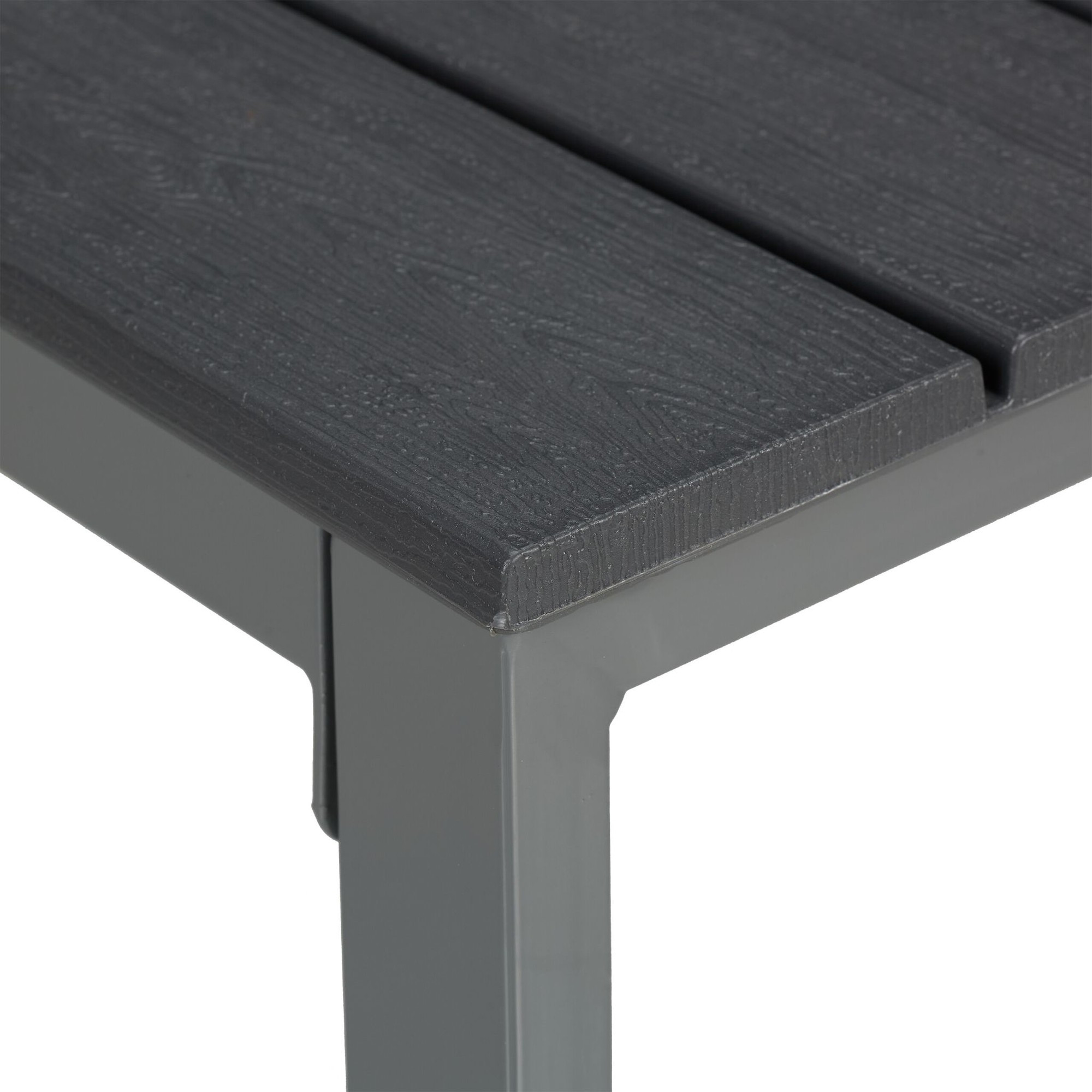 Mesa retangular para exterior – Plástico resistente às intempéries ...
