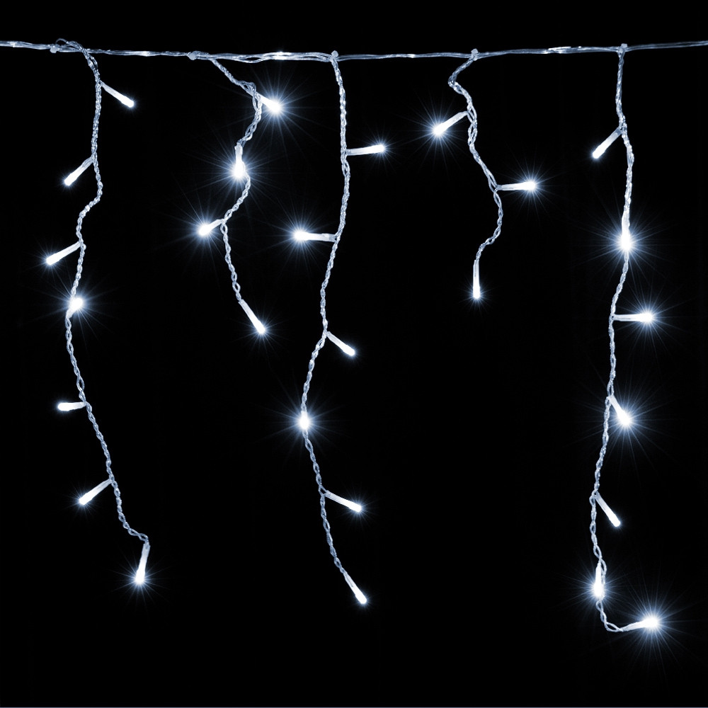 LED Christmas String Lights, Cold White, 10m, IP44