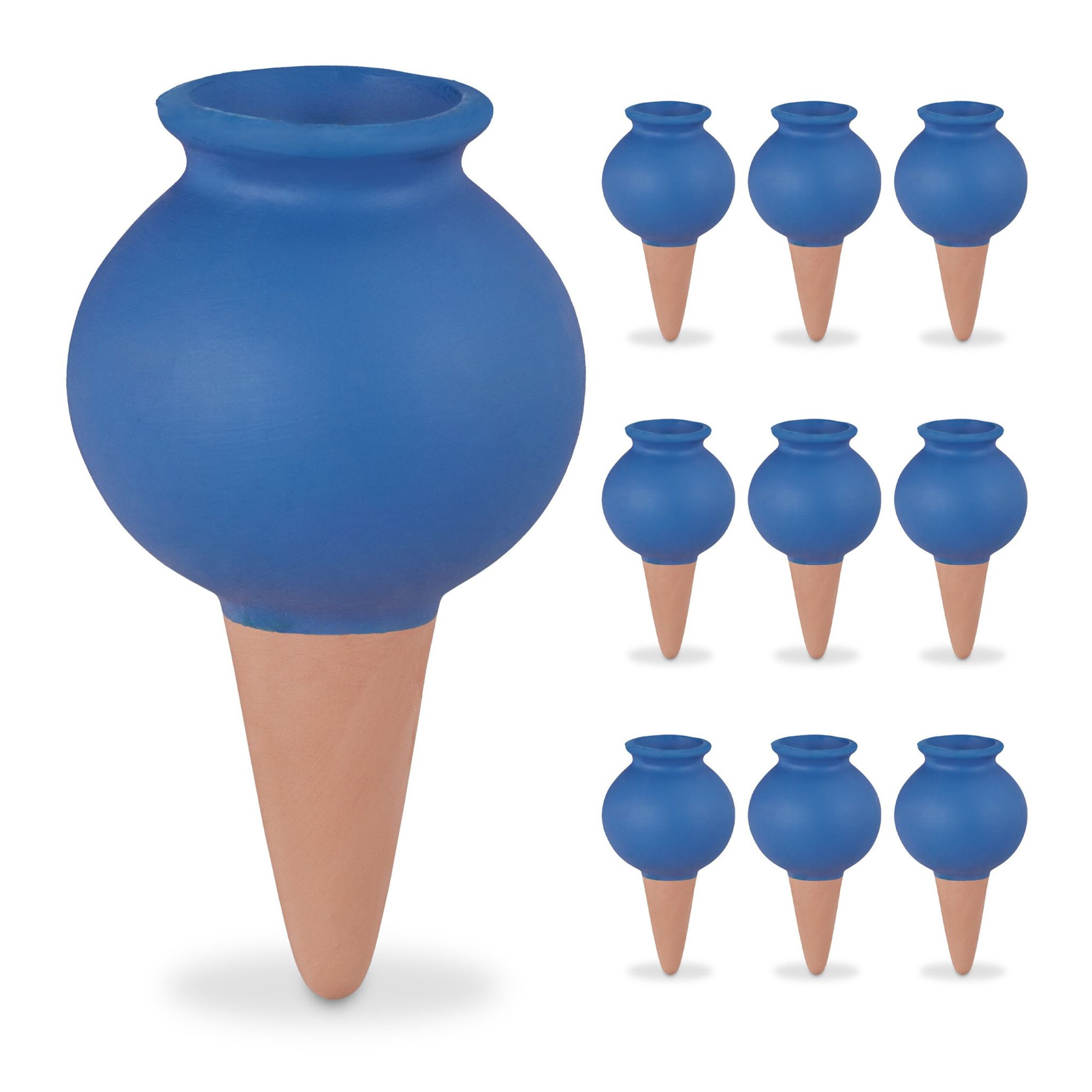 Kleikegels, set van 10