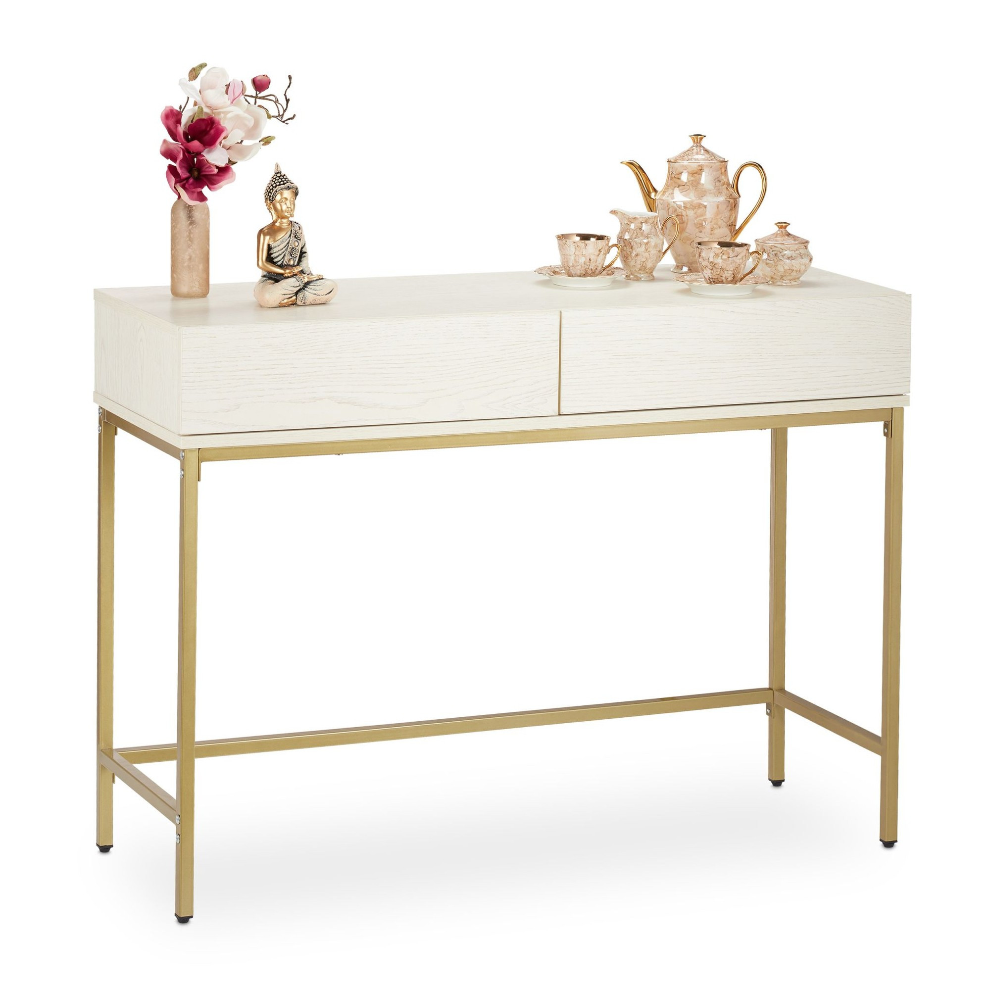 Mesa de console com gavetas