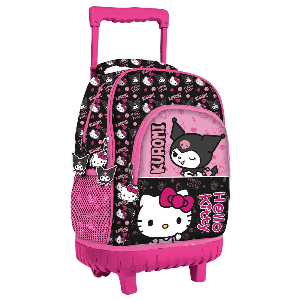 Carrinho Hello Kitty e Kuromi 44cm