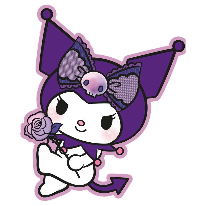 Hello Kitty Kuromi 3D-kussen