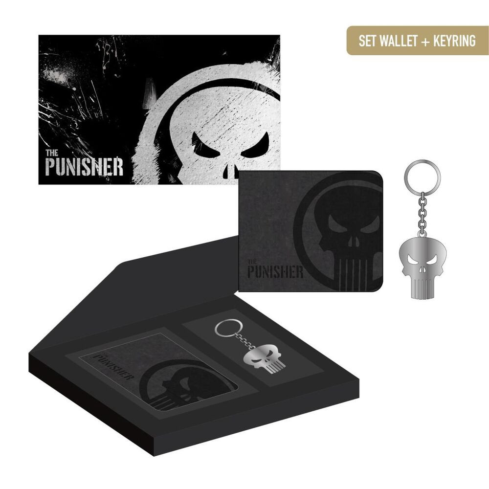Conjunto de presente da maleta do Justiceiro da Marvel