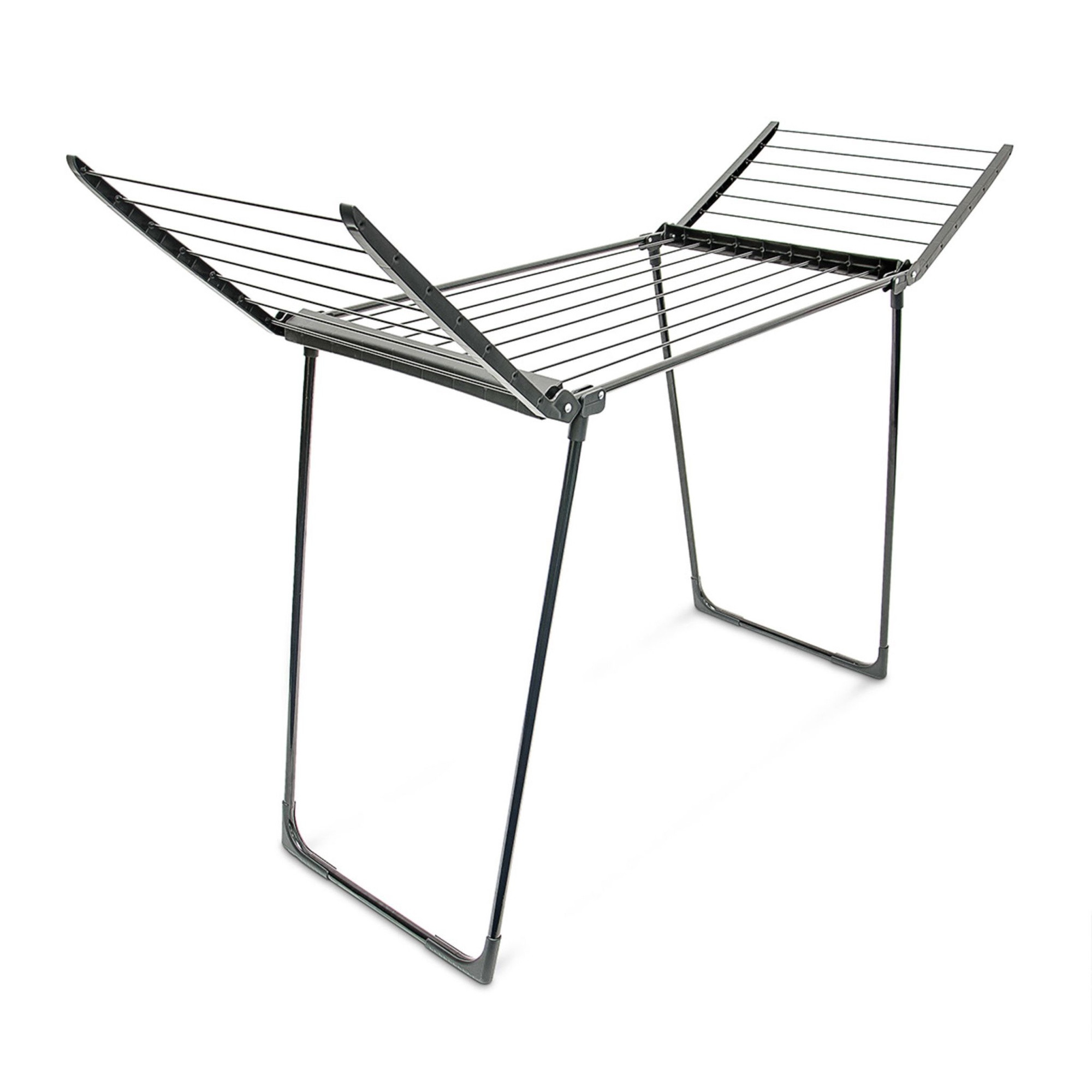 Drying rack foldable black