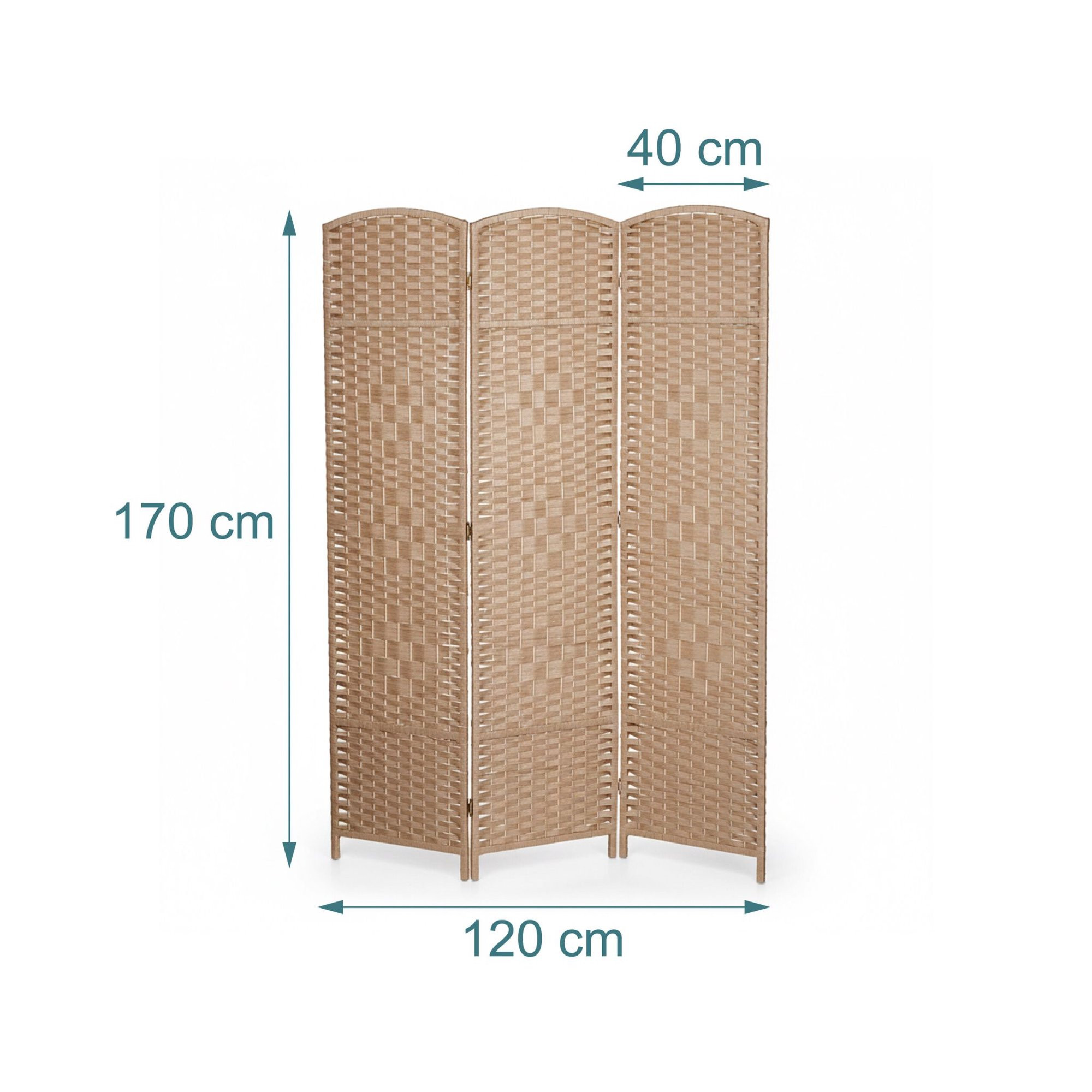 3-panelowy parawan składany