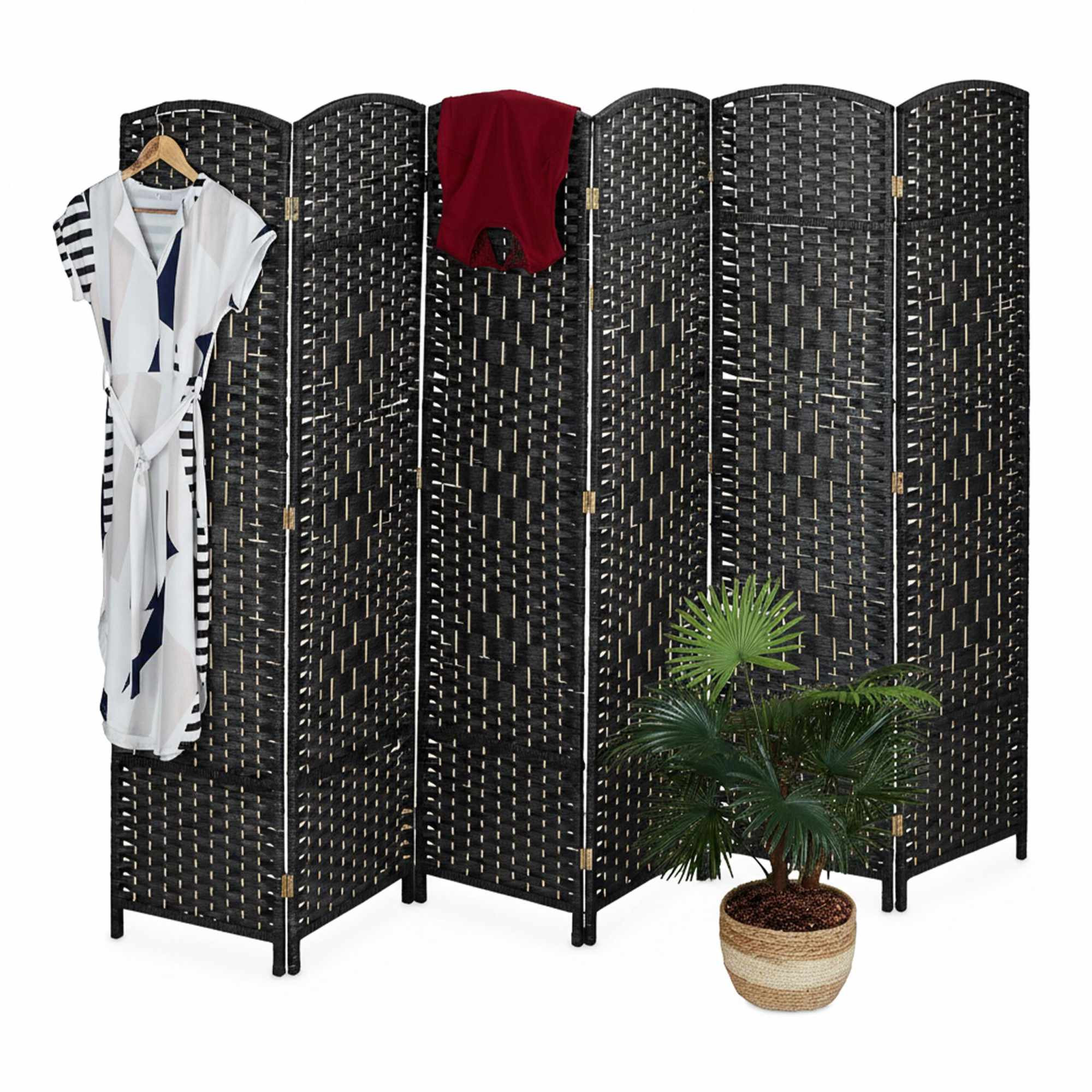 6-Panel Room Divider Folding Screen