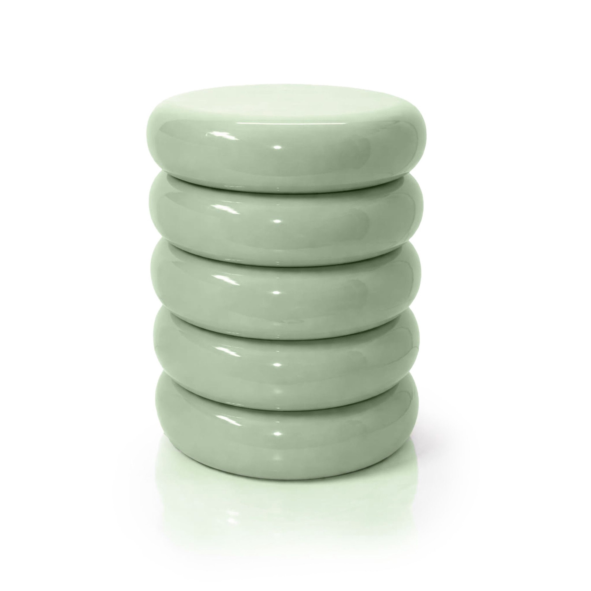Bubble Design Iron Side Table & Stool
