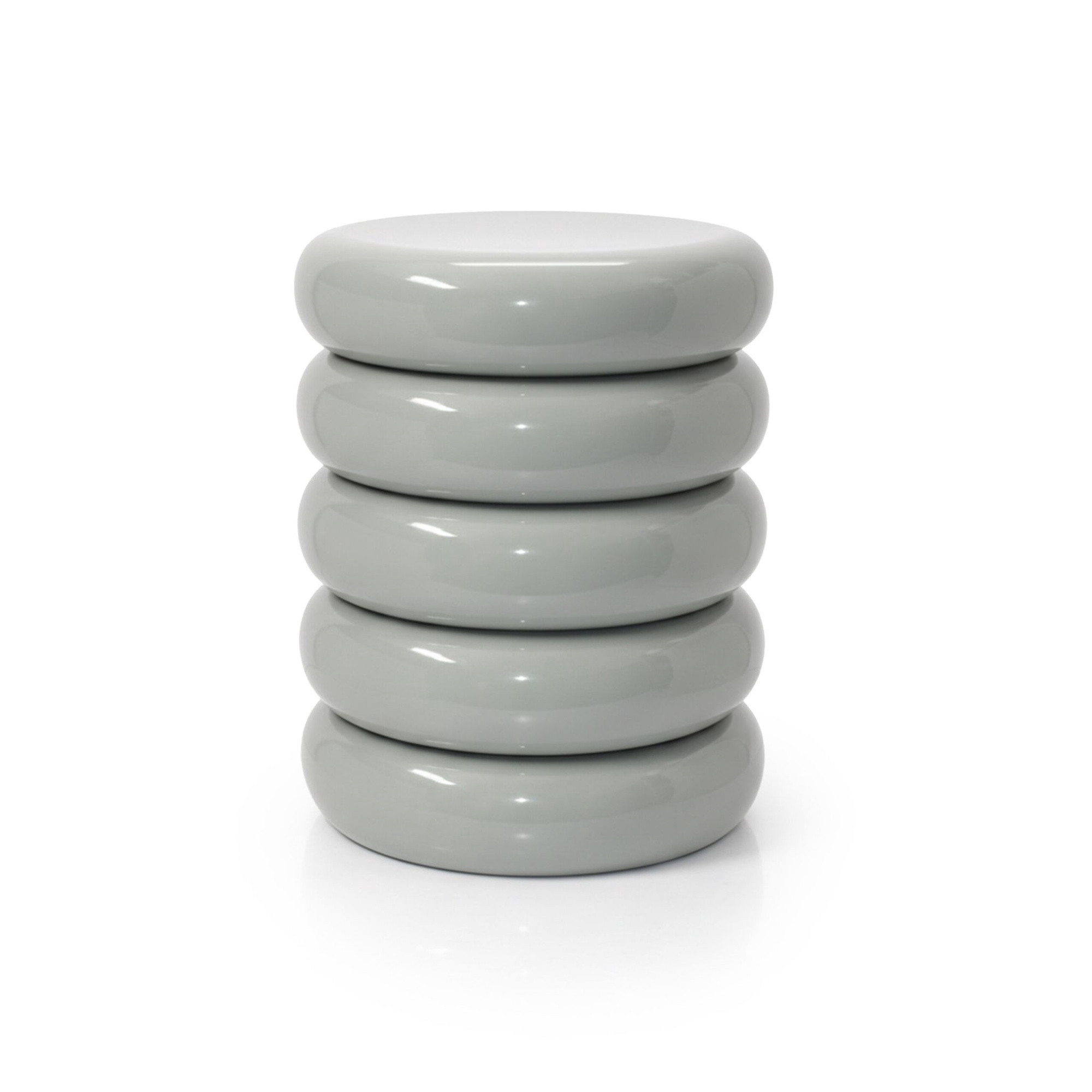 Bubble Design Iron Side Table & Stool