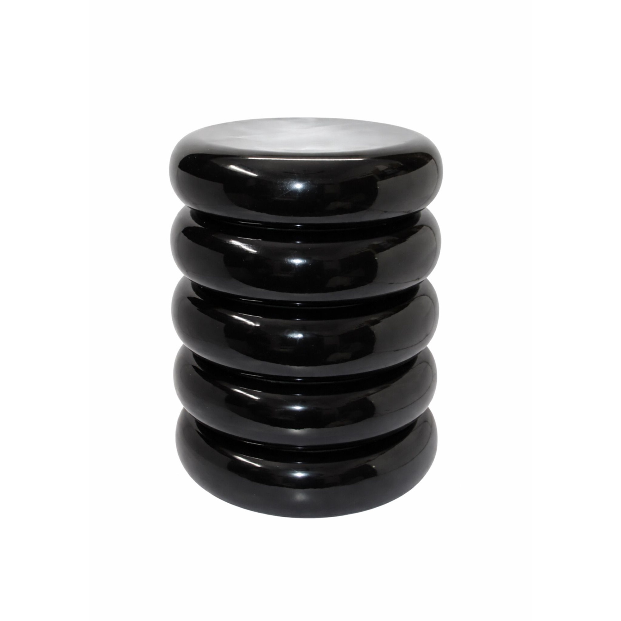 Bubble Design Iron Side Table & Stool