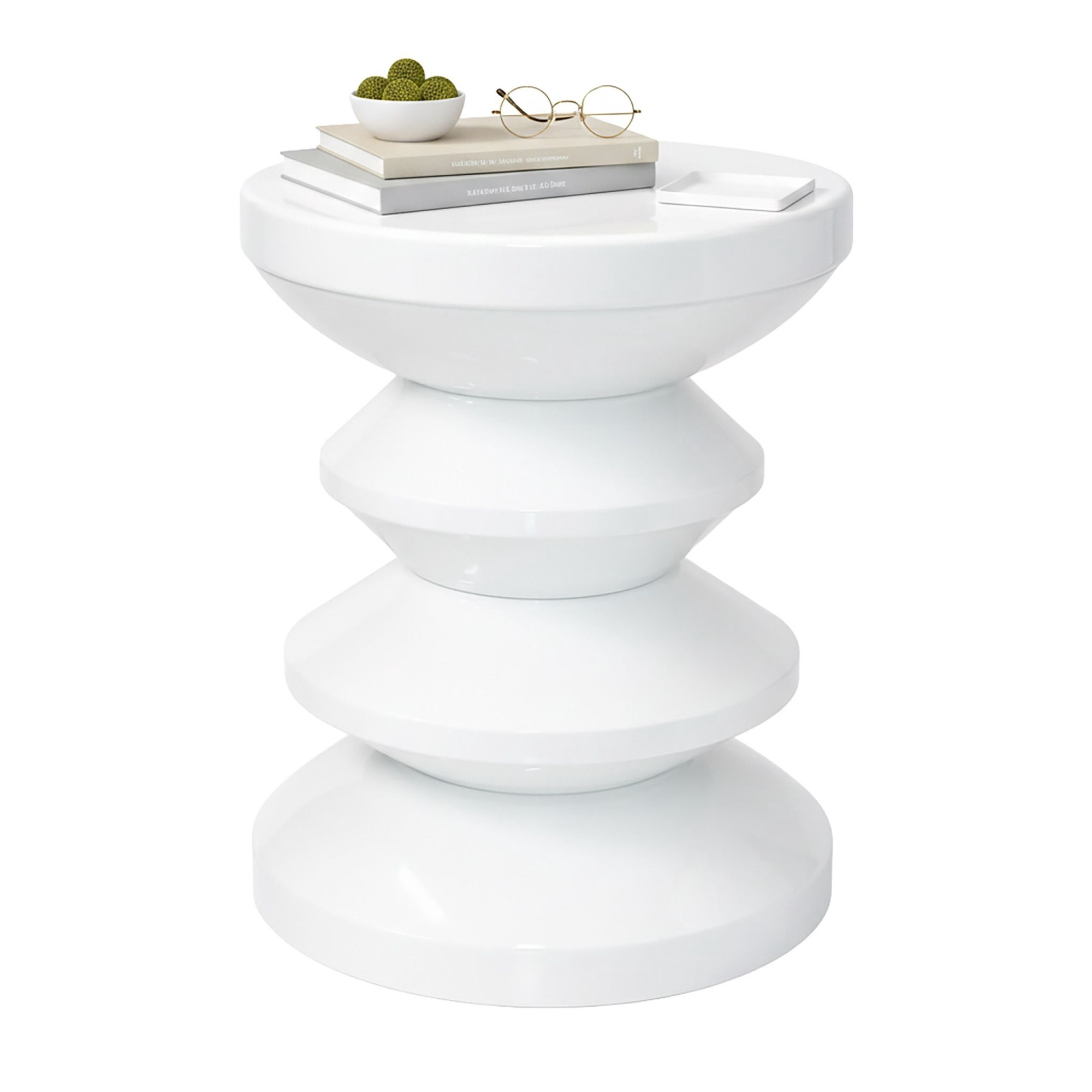 Zigzag Side Table & Stool – Versatile 1960s Design