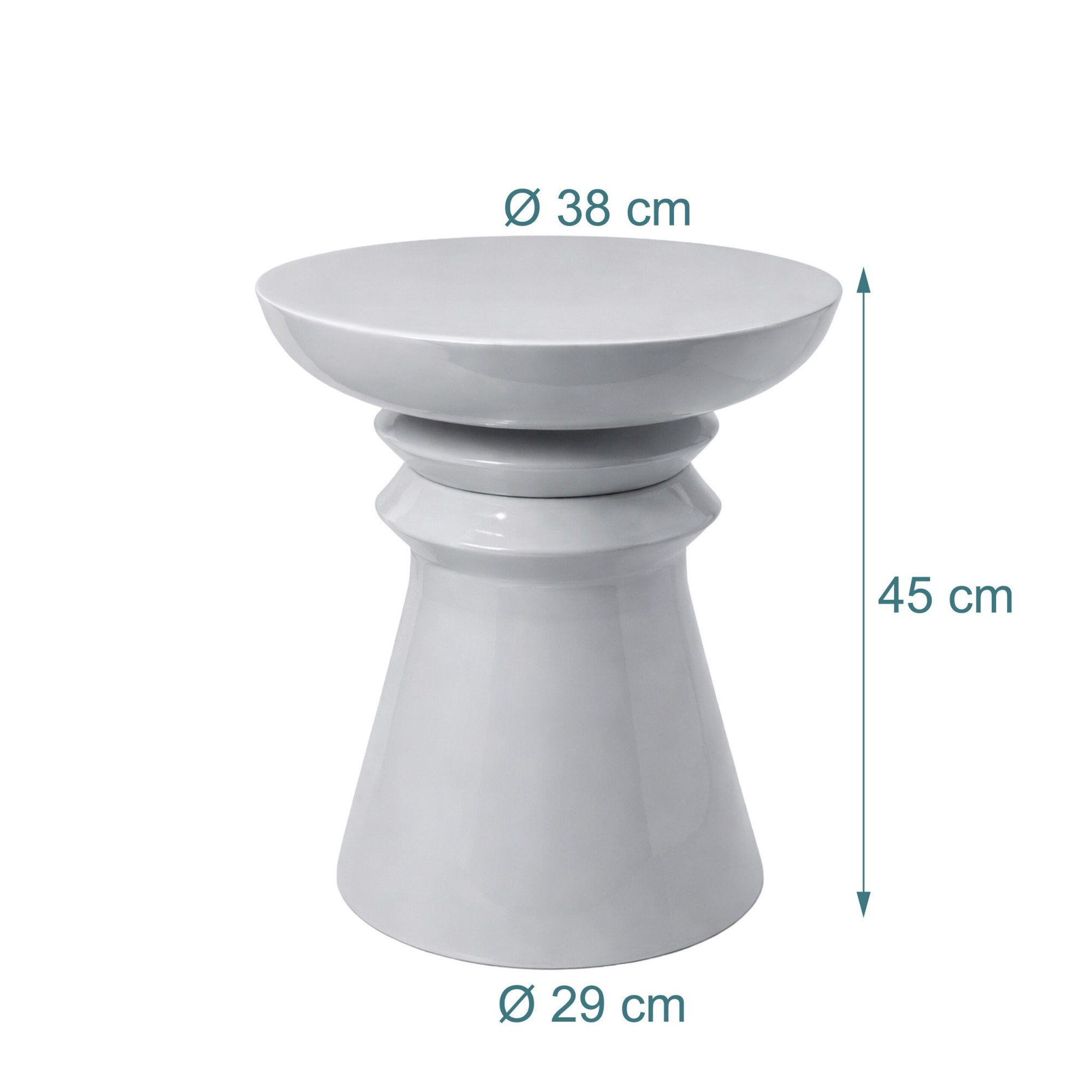 Table d'appoint et tabouret, motif pièces d'échecs, usage polyvalent