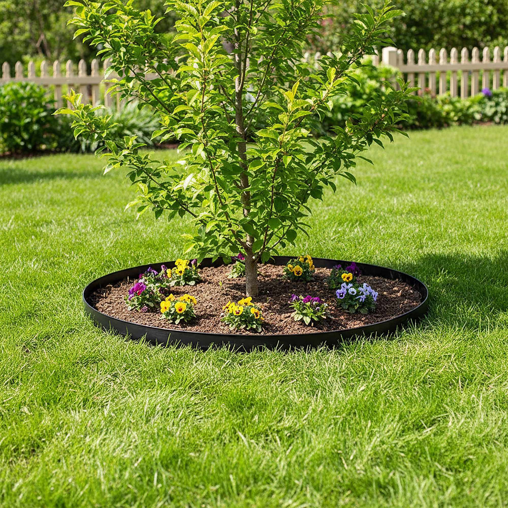 Flexible Plastic Lawn Edging Strip, Easy Installation