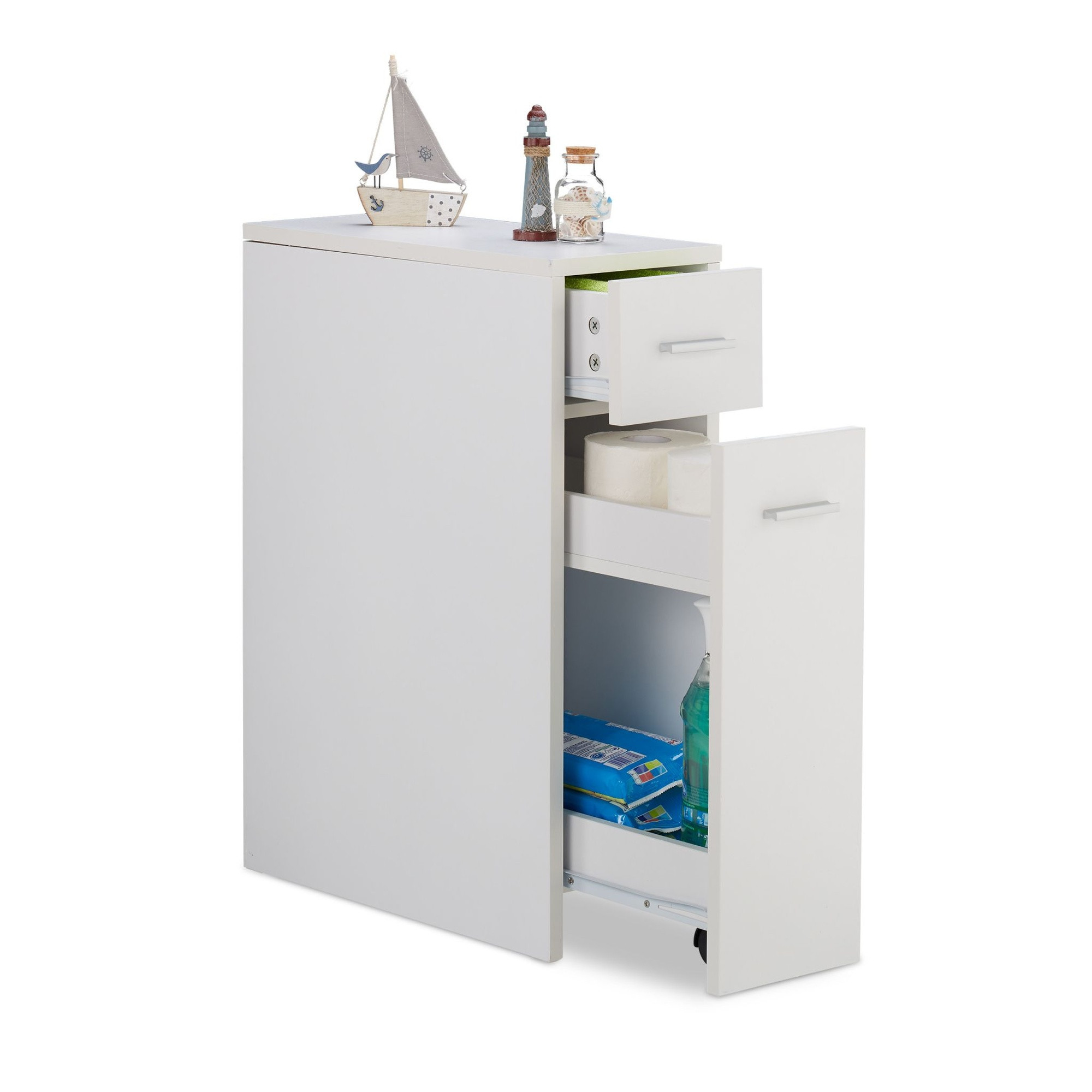 Mobiletto nicchia bianco