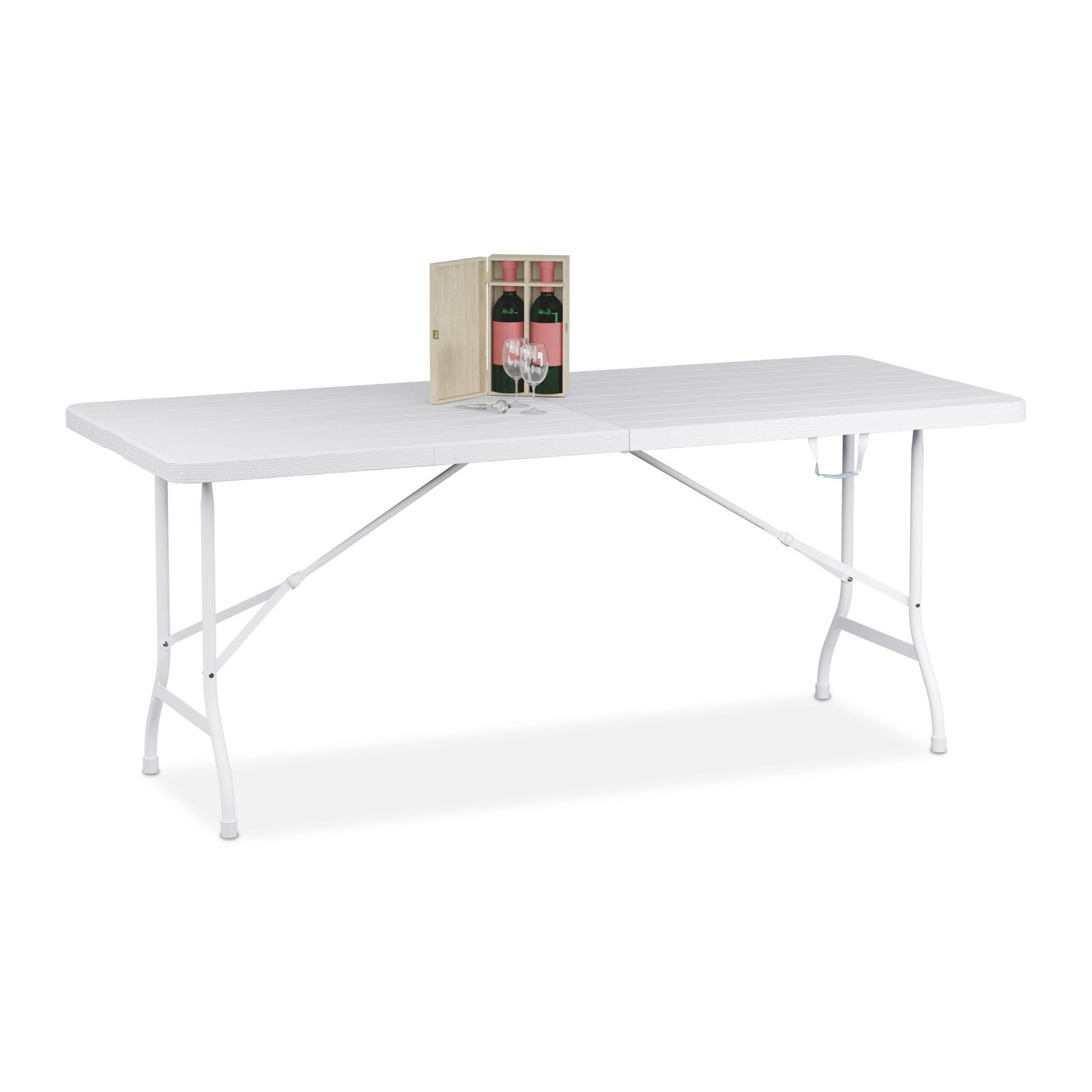 Folding garden table