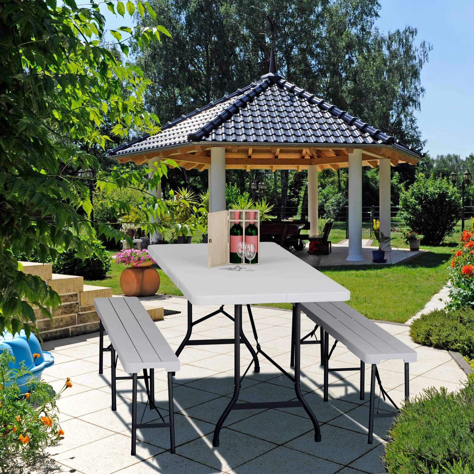 Opklapbare tuintafel