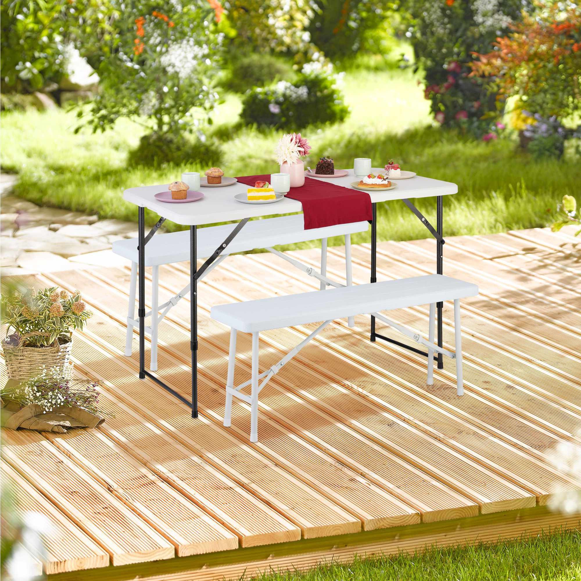 Mesa de camping plegable