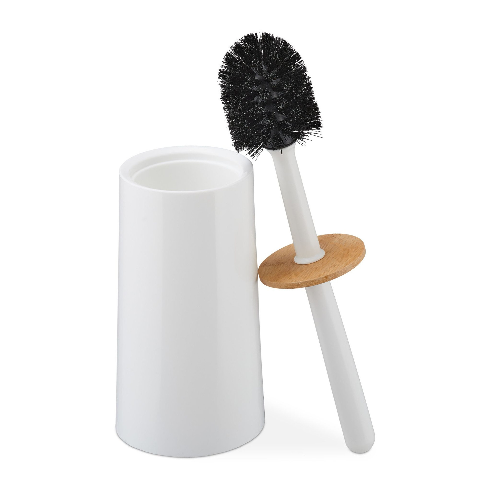 Escova sanitária com recipiente