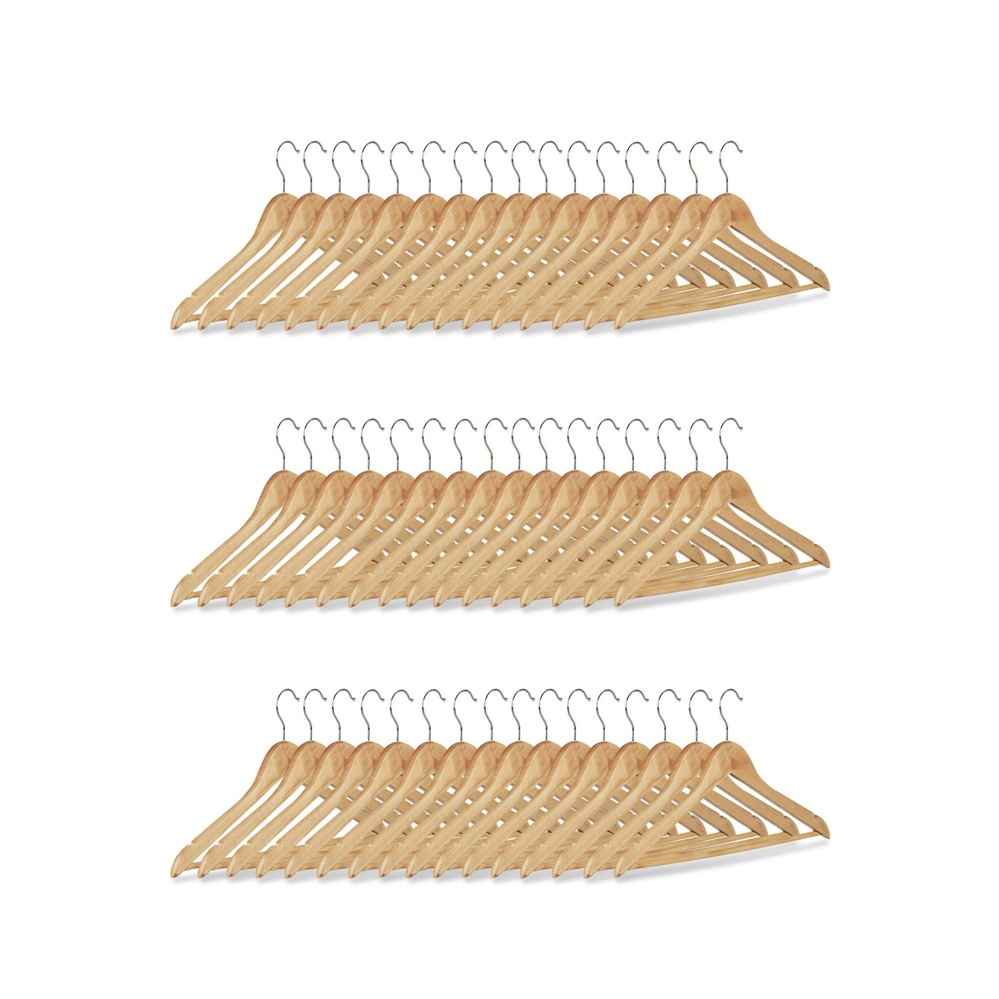 Conjunto de cabides para roupas