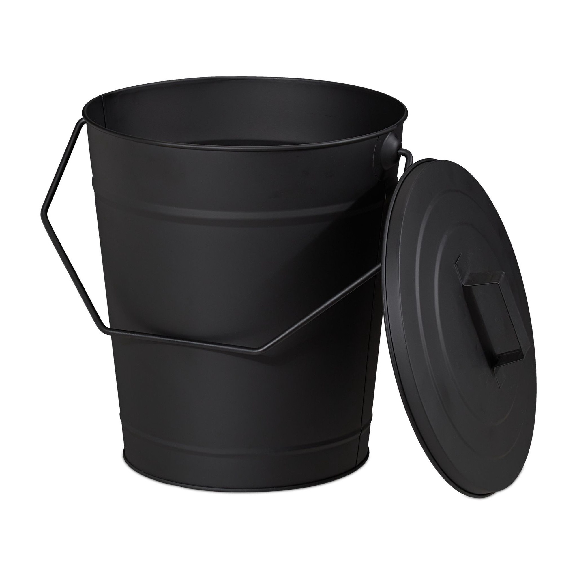 Aschenbecher mit Deckel 12 l