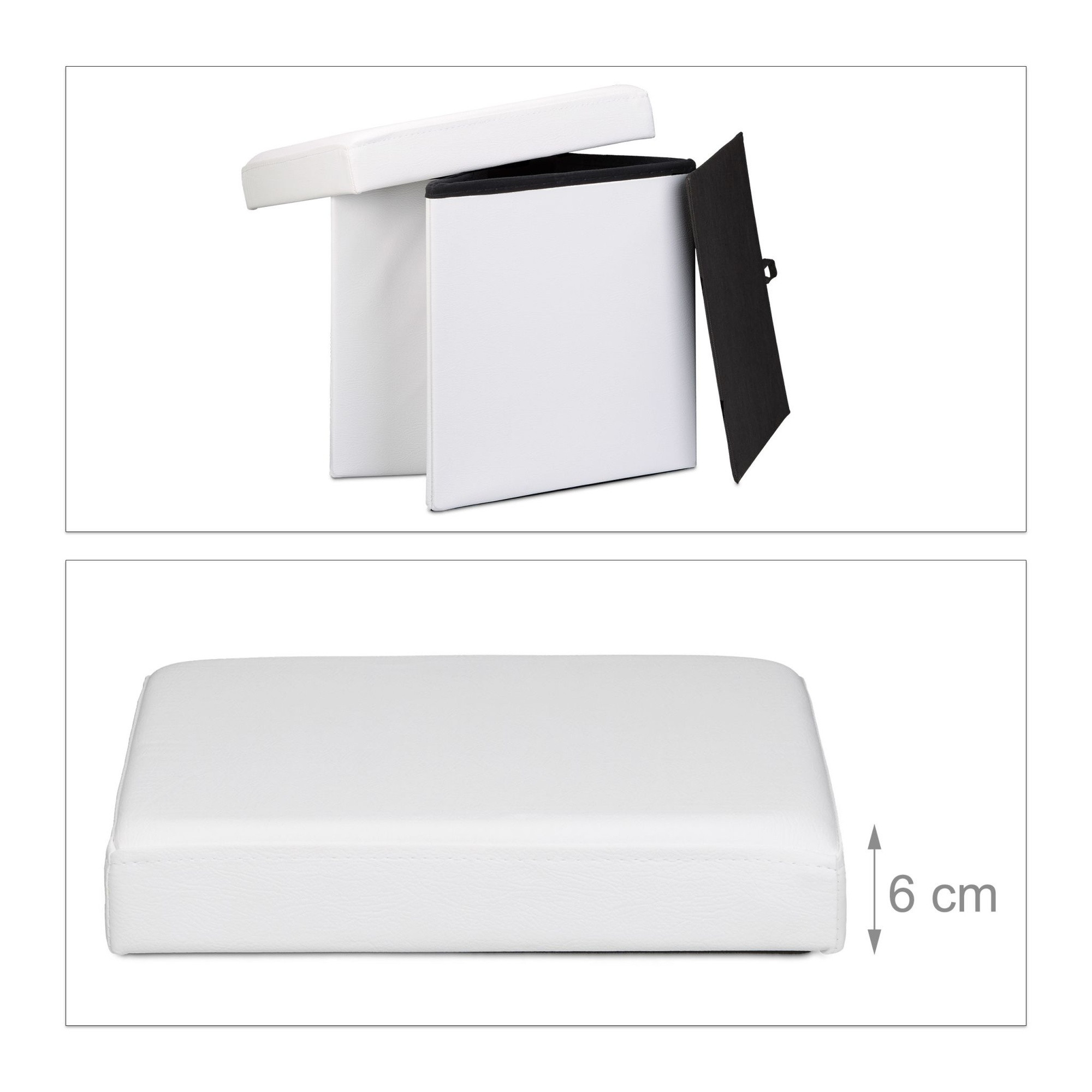 Folding stool artificial leather