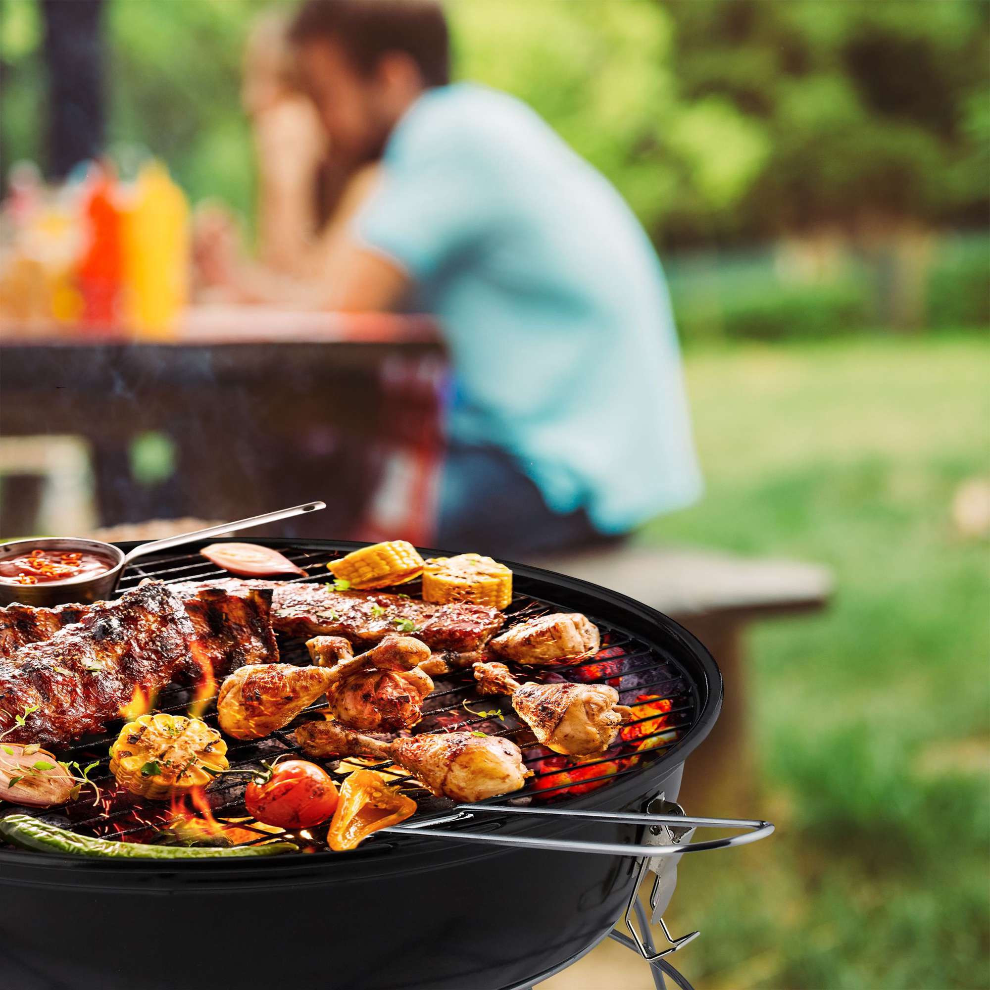 Parrilla de bolas portátil
