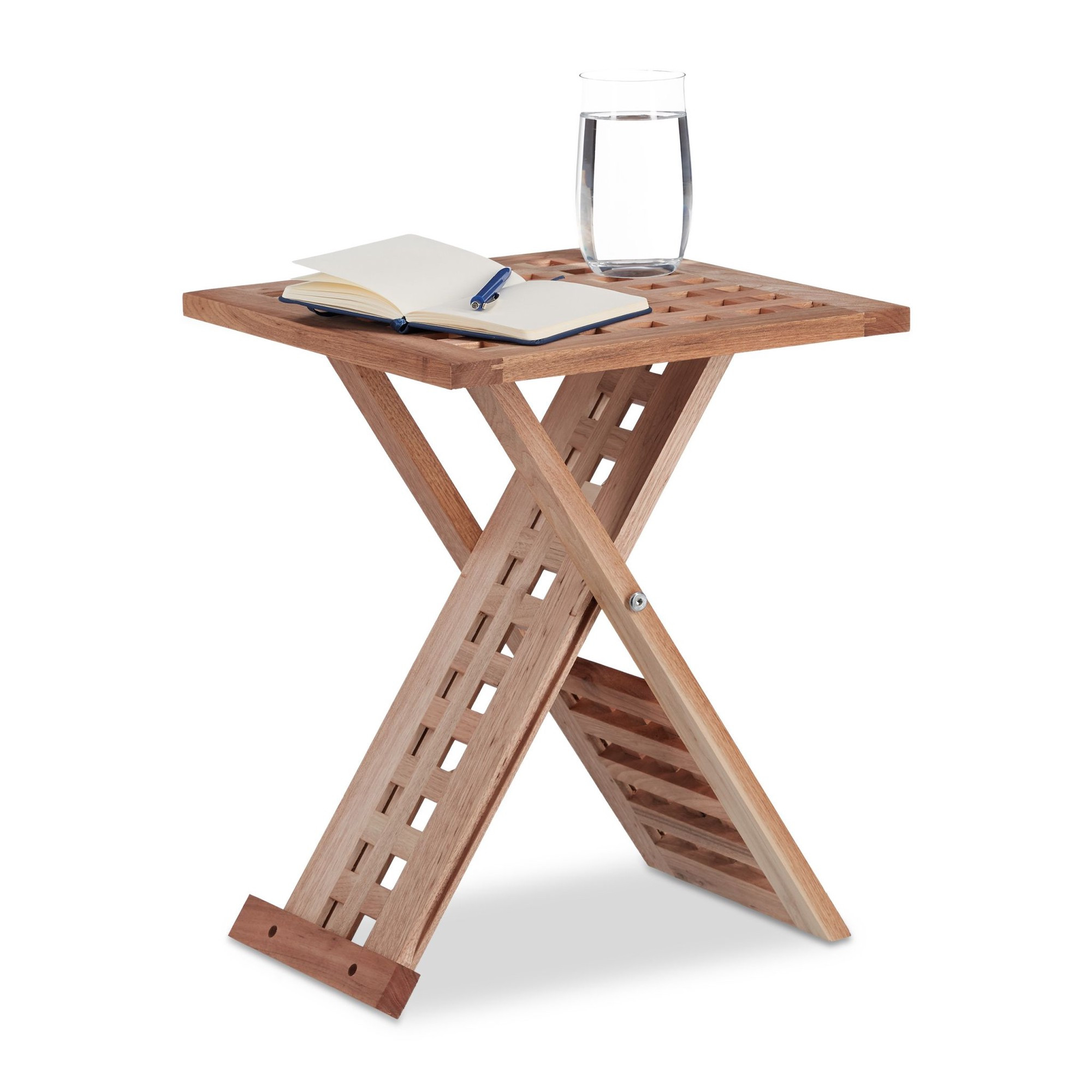 Table d'appoint pliable en noyer