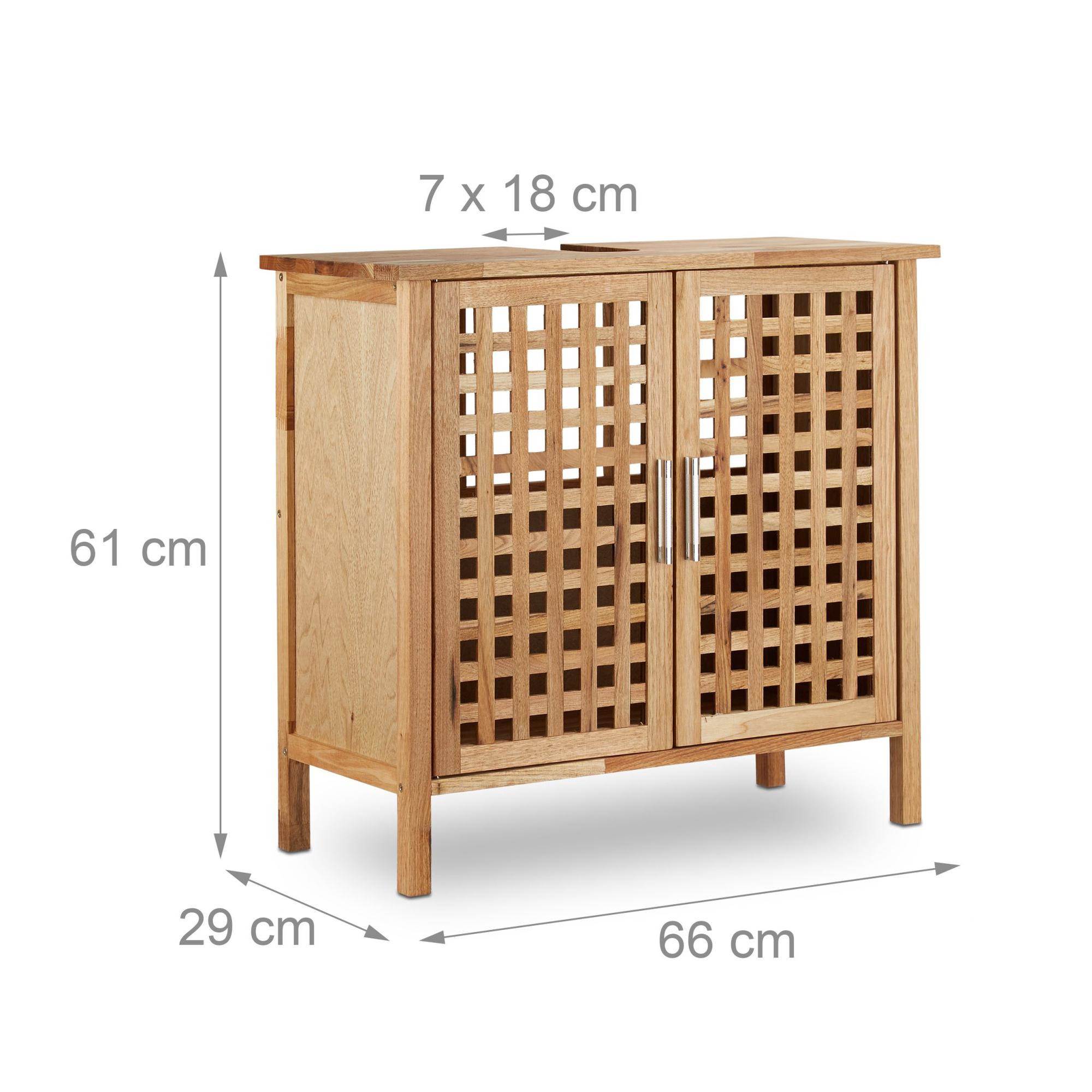 Mobile lavabo noce