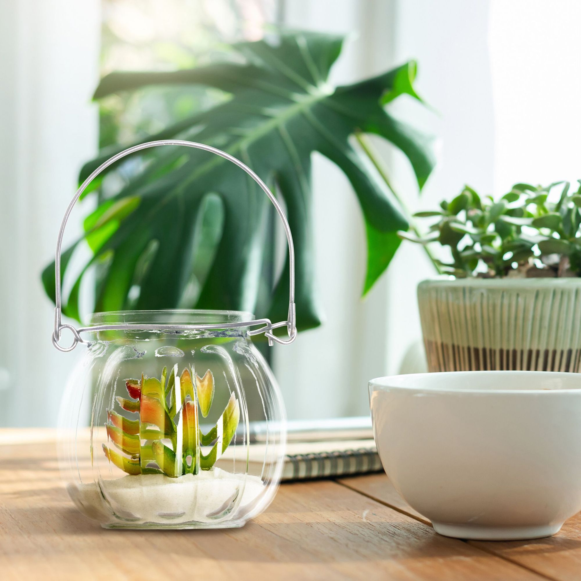 Windlichtglas 12er Set