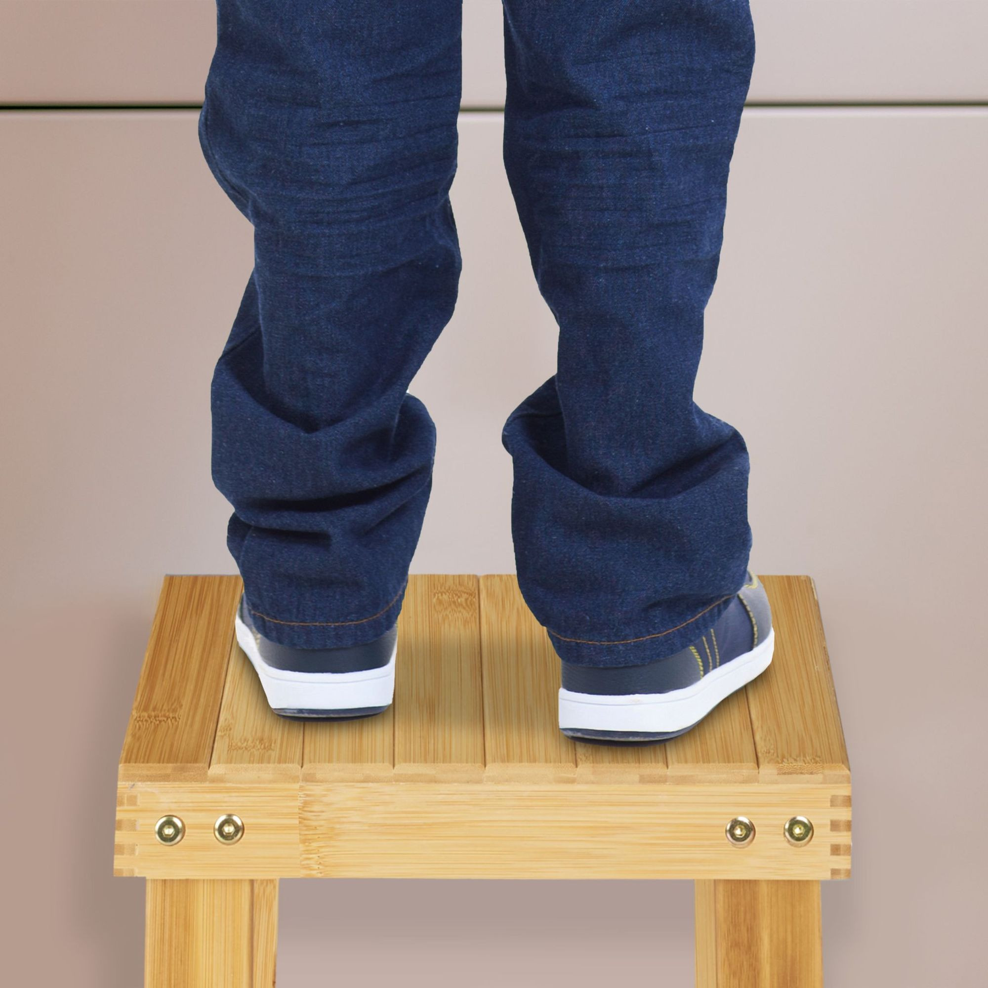 Tabouret stable en bambou