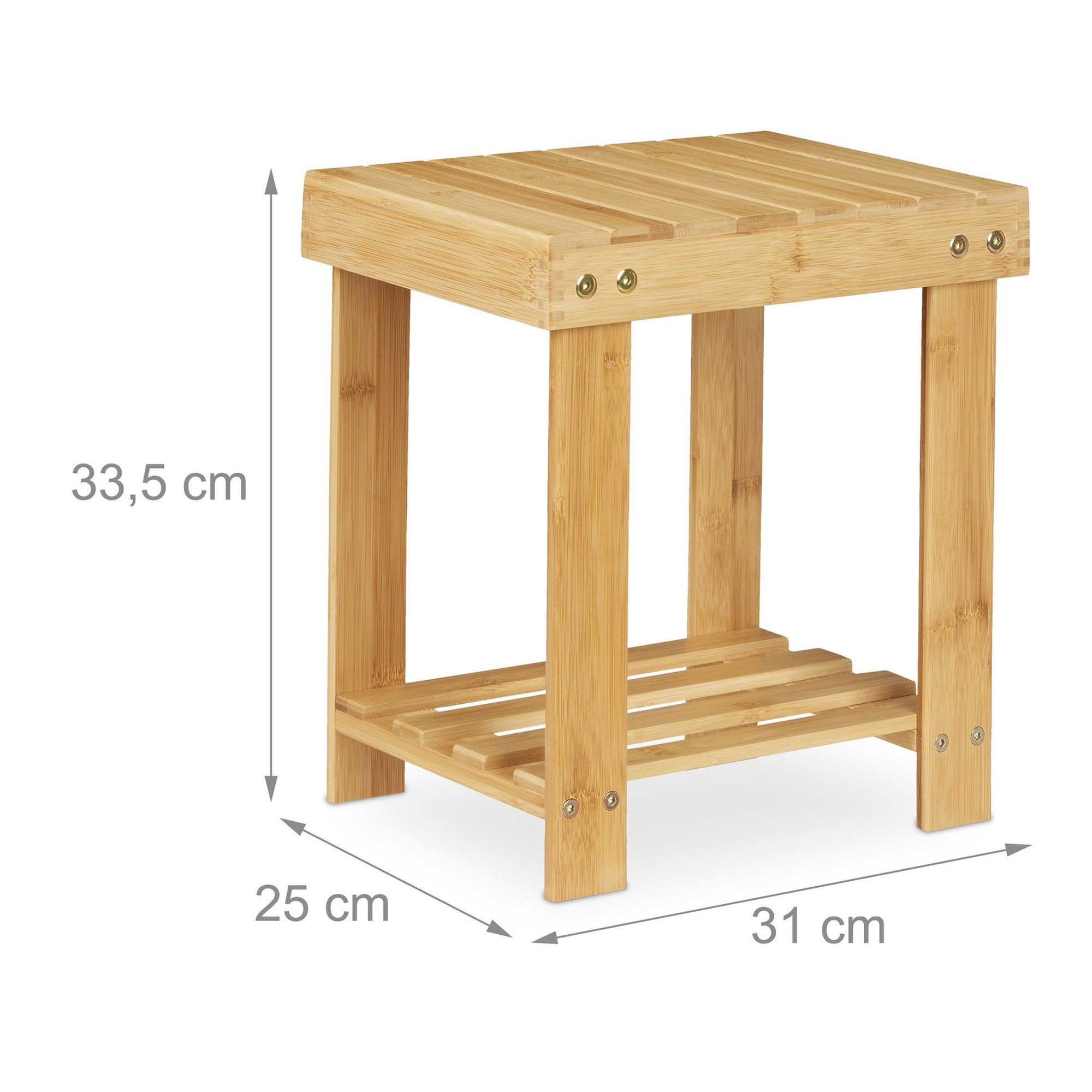 Tabouret stable en bambou