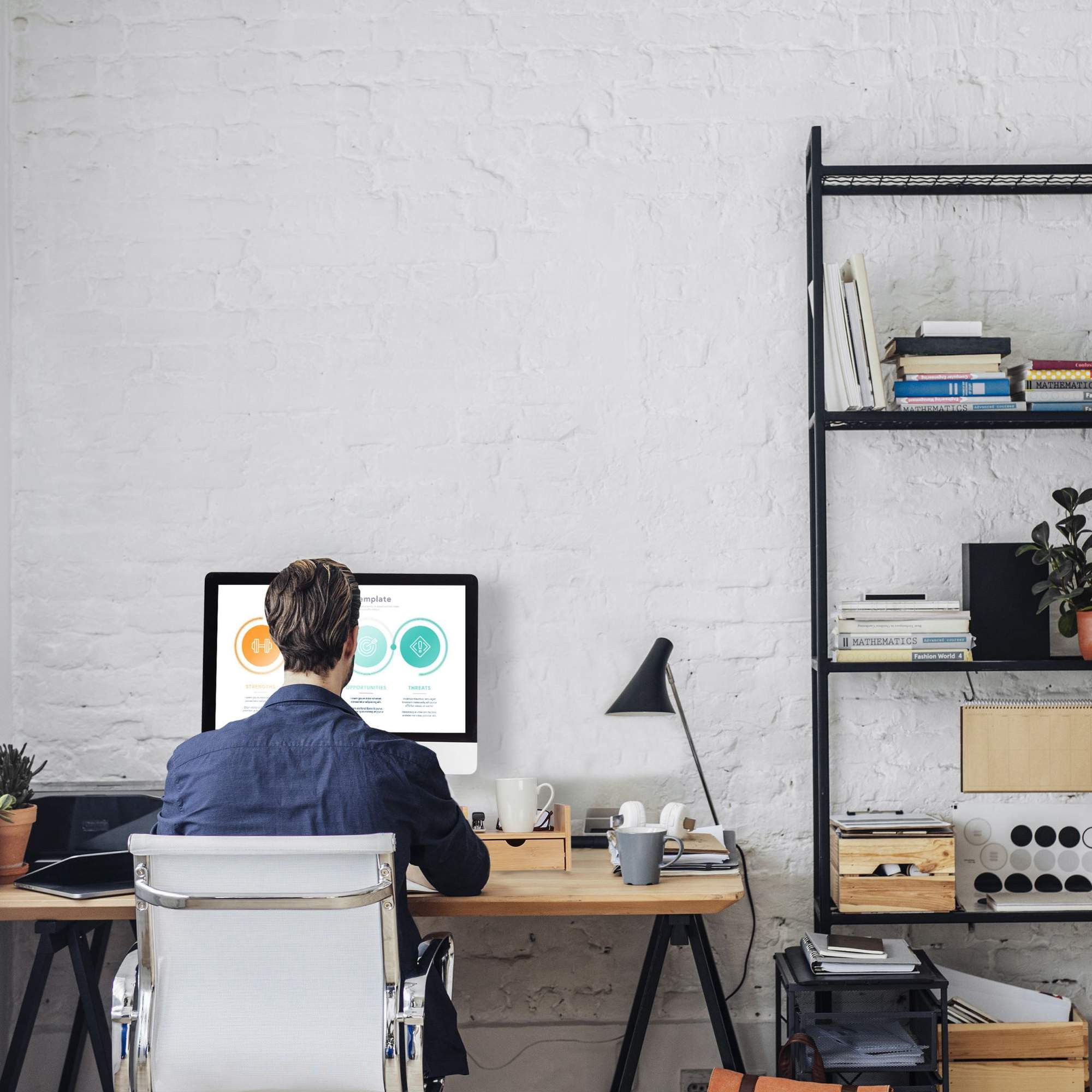 Monitorstandaard van bamboe